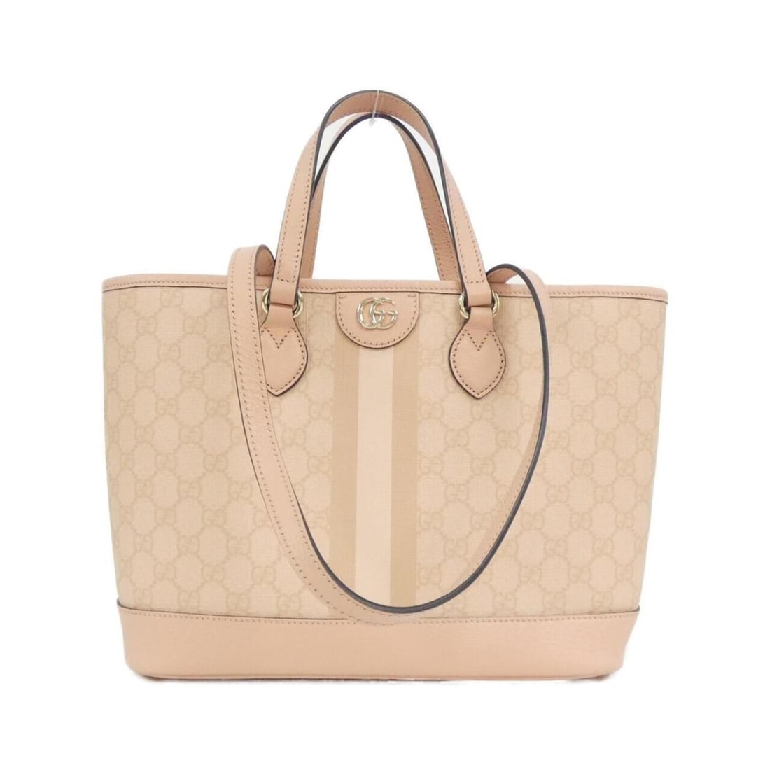 Gucci OPHIDIA 765043 FAD04 Handbag: --- Catalog ---Category: SizeSize (HxWxD): 24.5cm x 38cm x 12.5cm / 9.64'' x 14.96'' x 4.92''Category: DesignType: HandbagColor: Dusty pinkGender: WomenMaterial: GG Supreme , Leather Hardware Color: G