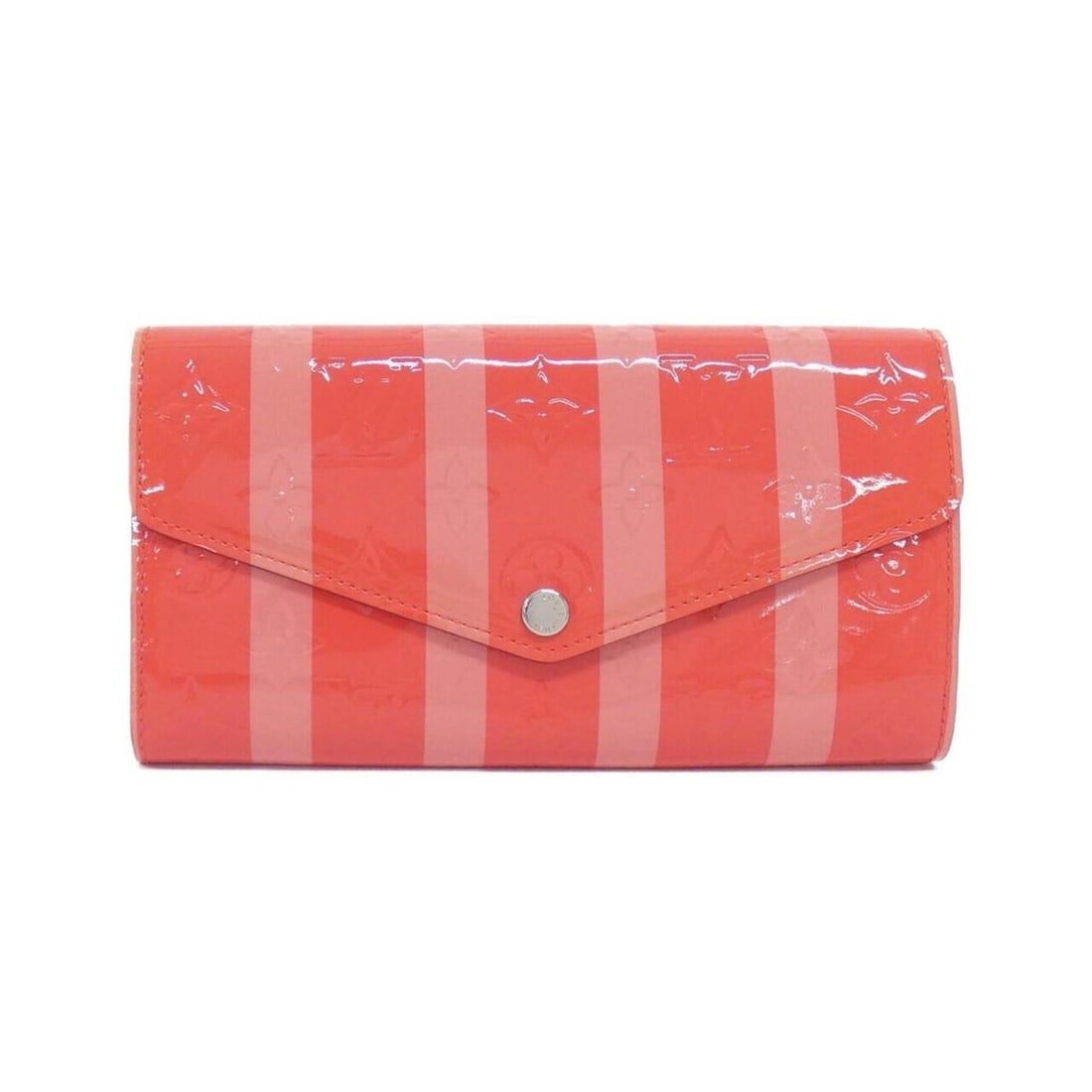 Louis Vuitton Vernis Rayures Portefeuille Sarah M58038 Wallet: --- Catalog ---Category: SizeSize (HxWxD): 10cm x 19cm x 2cm / 3.93'' x 7.48'' x 0.78''Category: DesignType: Long wallet (bi-fold)Color: PoppyGender: WomenCategory: GeneralMPN: M58038Brand: Louis
