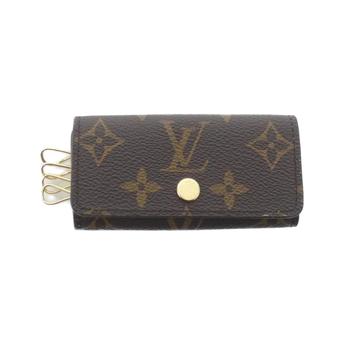 Louis Vuitton Monogram Multicles 4 M28301 Key Case: --- Catalog ---Category: DesignType: KeycaseColor: MarronGender: Women,MenMaterial: Coated canvas Category: GeneralMPN: M28301Brand: Louis VuittonCategory: Physical PropertiesSize (HxWxD): 9cm x