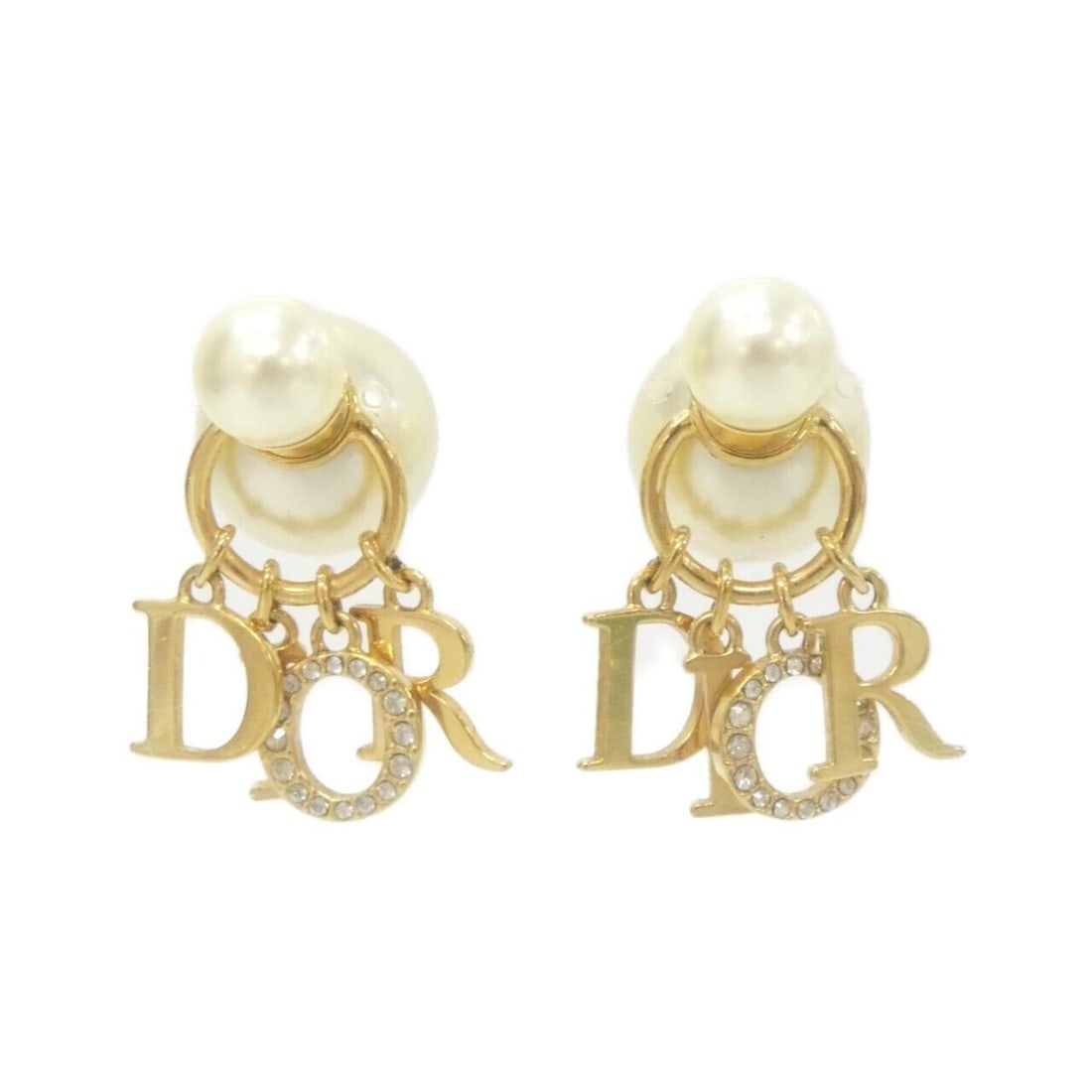 Christian Dior Tribal E1411TRICY Earrings: --- Catalog ---Category: SizeSize (HxWxD): 30.00mm x 15.00mm / 1.18'' x 0.59''Category: DesignType: Stud earringsColor: Clear, Gold, WhiteGender: WomenCategory: GeneralMPN: E1411TRICYBrand: Christian