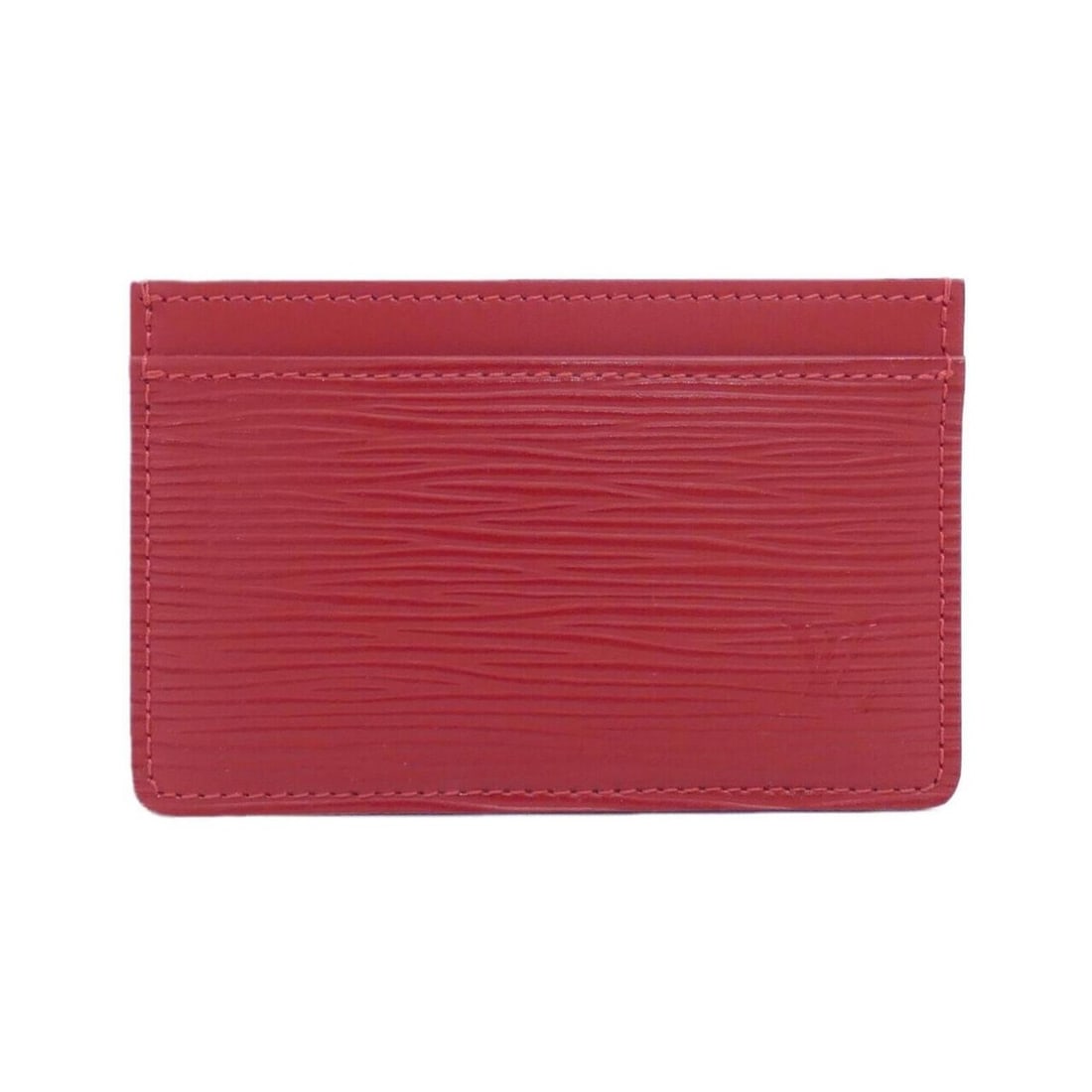 Louis Vuitton Epi Porte Cartes Simple M60326 Business Card Holder/Card Case: --- Catalog ---Category: DesignType: Card caseColor: CarmineGender: WomenMaterial: Leather Leather/Fur Type: Calf leatherCategory: GeneralMPN: M60326Brand: Louis VuittonCategory: Physical