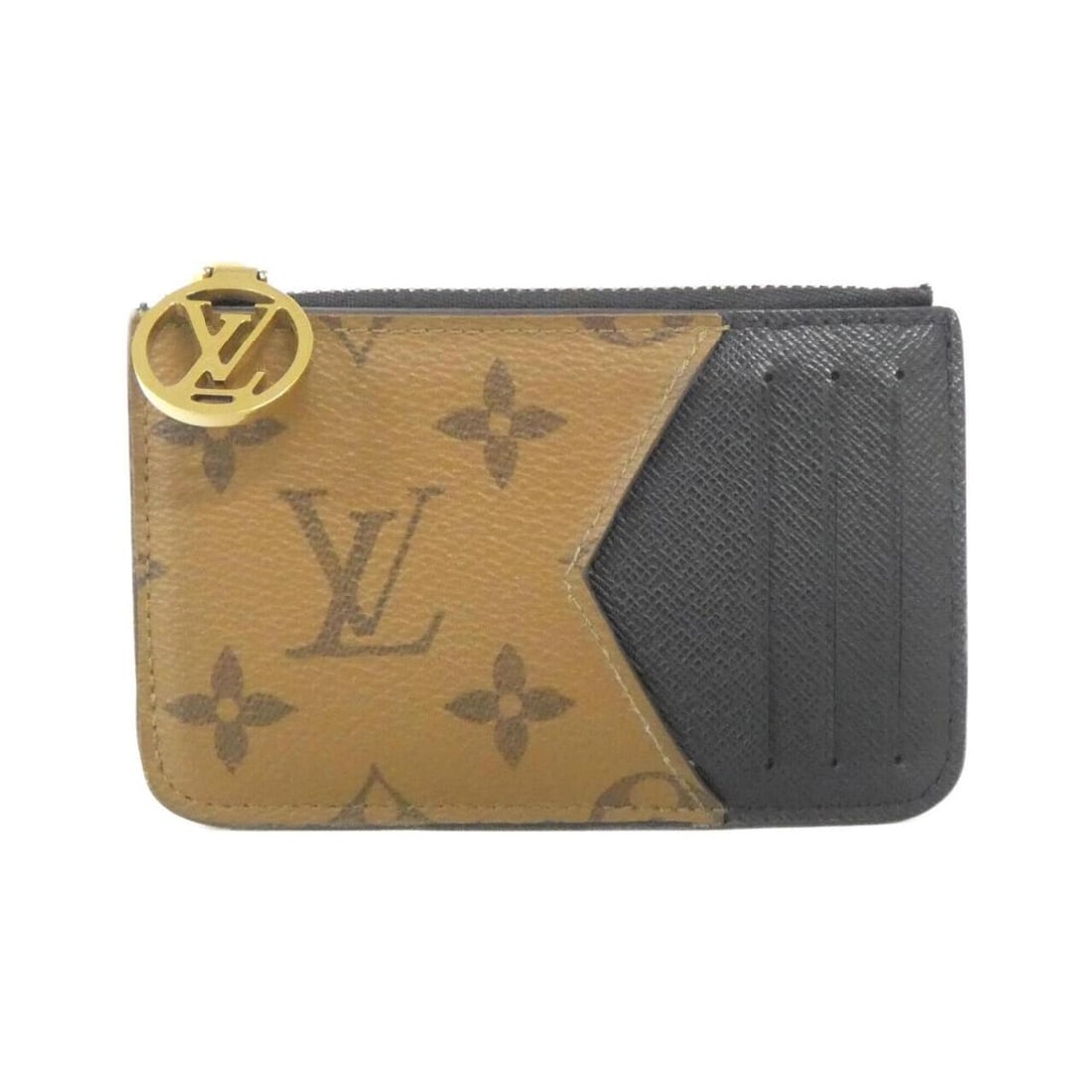Louis Vuitton Monogram Reverse Coin & Card Case, Porte Cartes Romy M81912: --- Catalog ---Category: DesignType: Card caseColor: MarronGender: Women,MenMaterial: Coated canvas Category: GeneralBrand: Louis VuittonCategory: Physical PropertiesSize (HxWxD): 8cm x 12cm x 1cm /