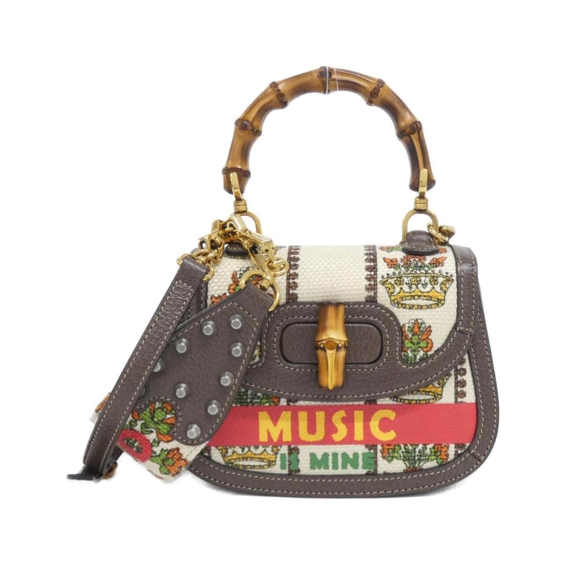 Gucci BAMBOO 1947 676300 Handbag: --- Catalog ---Category: SizeSize (HxWxD): 13cm x 17cm x 7cm / 5.11'' x 6.69'' x 2.75''Category: DesignType: HandbagColor: Brown, Ivory, Multi-colorGender: Women,MenMaterial: Canvas , Leather