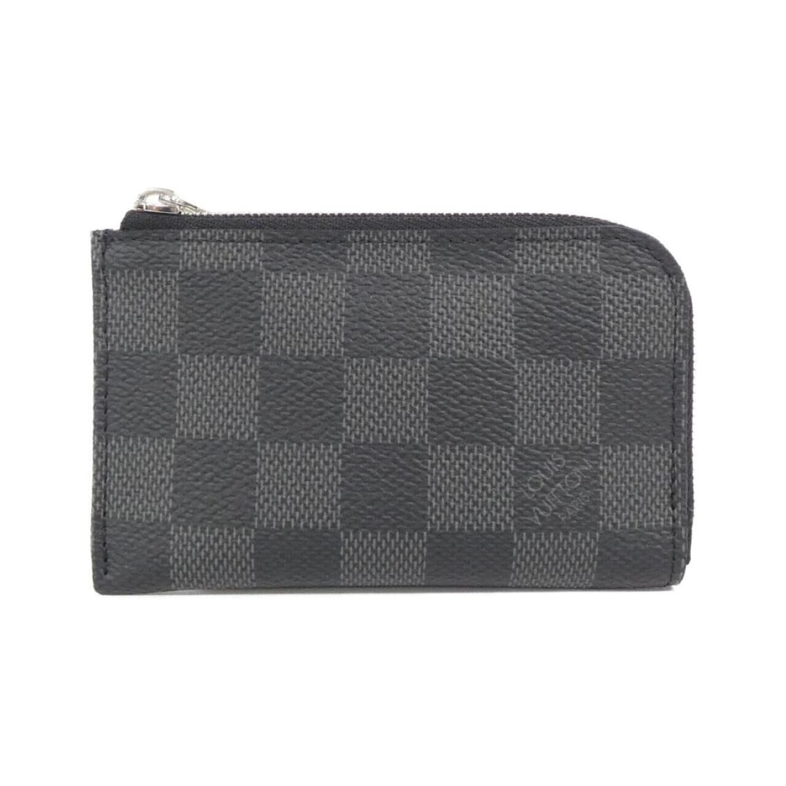 Louis Vuitton Damier Graphite Porte Monnaie N61237 Wallet/Coin Case: --- Catalog ---Category: SizeSize (HxWxD): 8cm x 11cm x 1cm / 3.14'' x 4.33'' x 0.39''Category: DesignType: Coin purse/coin caseColor: GraphiteGender: MenMaterial: Coated canvas Category: