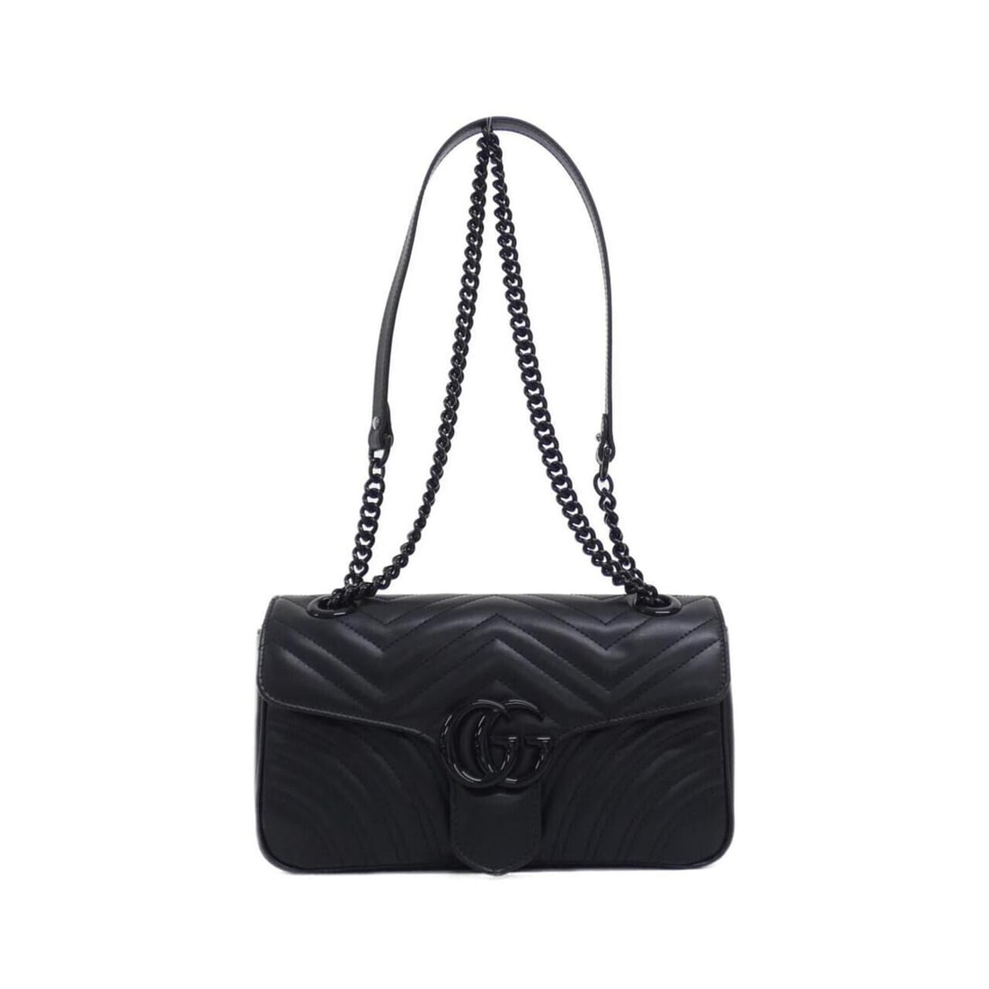 Gucci GG Marmont 443497 DTDFV Shoulder Bag: --- Catalog ---Category: SizeSize (HxWxD): 15cm x 26cm x 7cm / 5.9'' x 10.23'' x 2.75''Category: DesignType: Shoulder bagColor: BlackGender: WomenMaterial: Leather Category: GeneralBrand: Gucci---