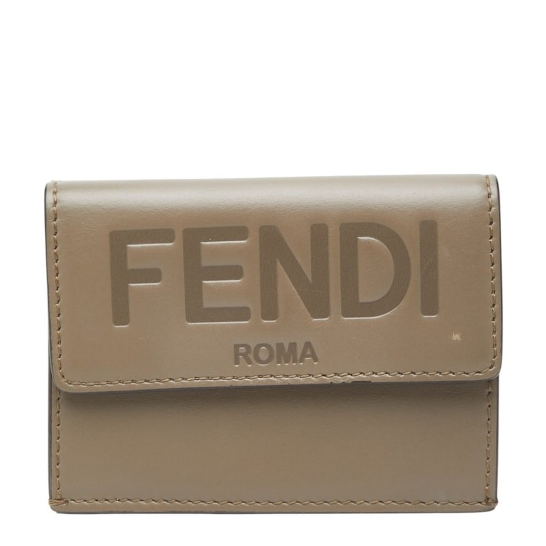 Fendi Tri-fold Wallet Compact 8M0395 Greige Leather Women's FENDI: --- Catalog ---Category: SizeSize (HxWxD): 6cm x 9.5cm x 2cm / 2.36'' x 3.74'' x 0.78''Category: DesignType: Wallet (tri-fold)Color: GrayishGender: WomenMaterial: Leather Category: GeneralMPN: 8M0395B