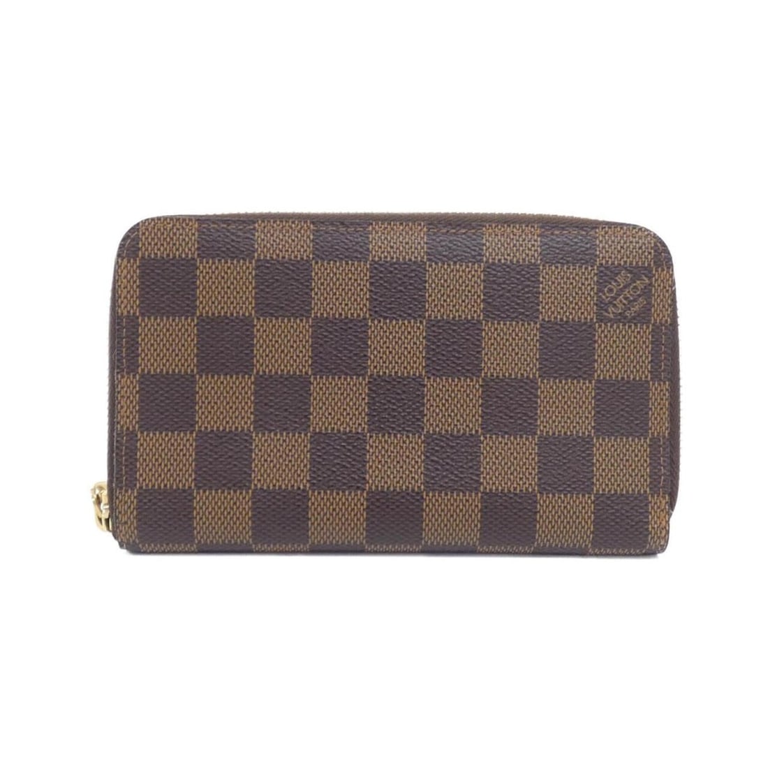 Louis Vuitton Damier Zippy Compact Wallet N60028: --- Catalog ---Category: SizeSize (HxWxD): 10cm x 17cm x 2cm / 3.93'' x 6.69'' x 0.78''Category: DesignType: Long wallet (bi-fold)Color: EbeneGender: Women,MenMaterial: Coated canvas Category: