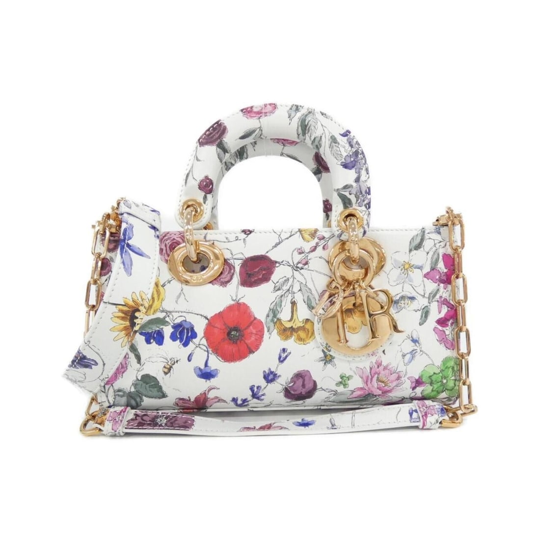 Christian Dior FLORILEGIO Lady D-Joy Small M0613JFMN Handbag: --- Catalog ---Category: SizeWeight: 720g / 1.58lb.Size (HxWxD): 12cm x 22cm x 6cm / 4.72'' x 8.66'' x 2.36''Strap Length: 108cm - 118cm / 42.51'' - 46.45''Handle Length: 20cm / 7.87''Category: