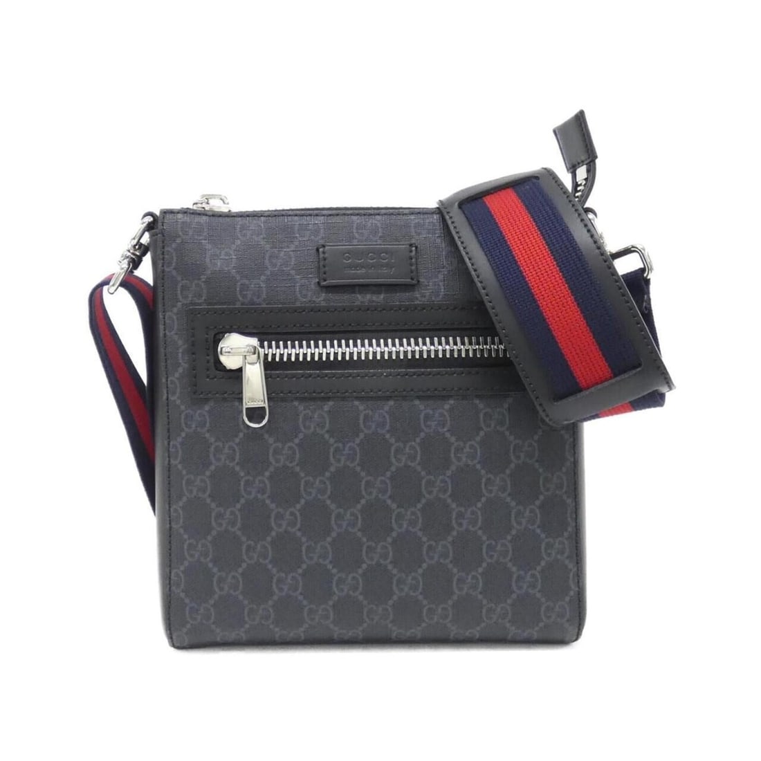 Gucci 523599 K5RLN Shoulder Bag: --- Catalog ---Category: SizeSize (HxWxD): 23cm x 21cm x 4cm / 9.05'' x 8.26'' x 1.57''Category: DesignType: Shoulder bagColor: Black, GrayGender: Men,WomenMaterial: GG Supreme Category: GeneralMPN: