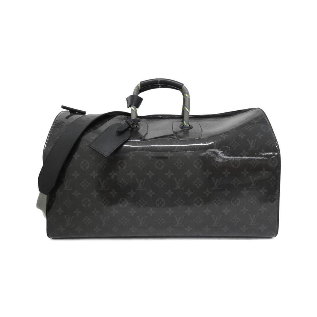 Louis Vuitton Monogram Eclipse Glaze Keepall Bandoulière 50cm M43901 Boston Bag: --- Catalog ---Category: SizeSize (HxWxD): 29cm x 50cm x 22cm / 11.41'' x 19.68'' x 8.66''Category: DesignType: Boston bagColor: Black, Monogram EclipseGender: Women,MenMaterial: Monogram Eclipse