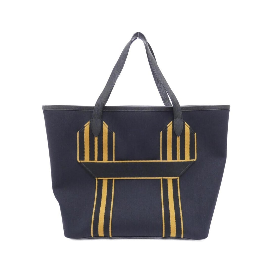 Hermes Pure Sangle 37cm 083894CA Handbag: --- Catalog ---Category: SizeSize (HxWxD): 36cm x 52cm x 19cm / 14.17'' x 20.47'' x 7.48''Category: DesignType: HandbagColor: Black, CaramelGender: Men,WomenMaterial: Taurillon clemence leather