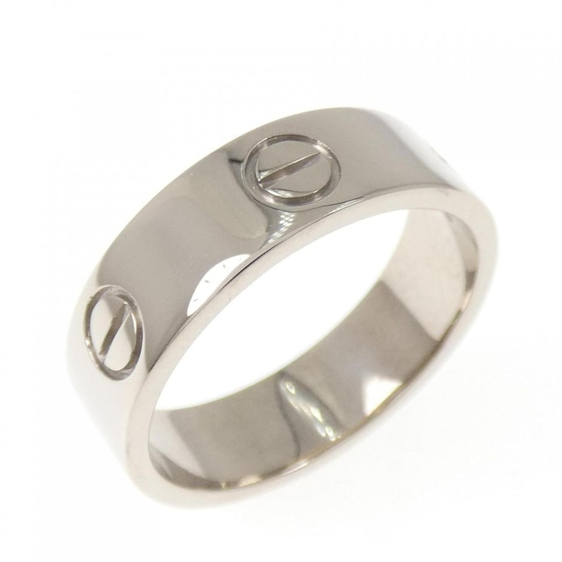 Cartier Love Ring: --- Catalog ---Category: SizeJP Size: 18US Size: 9Category: DesignType: Band ringGender: Men,WomenMaterial: White gold (18K)Category: GeneralLine: LoveBrand: Cartier--- Item List ---Section: