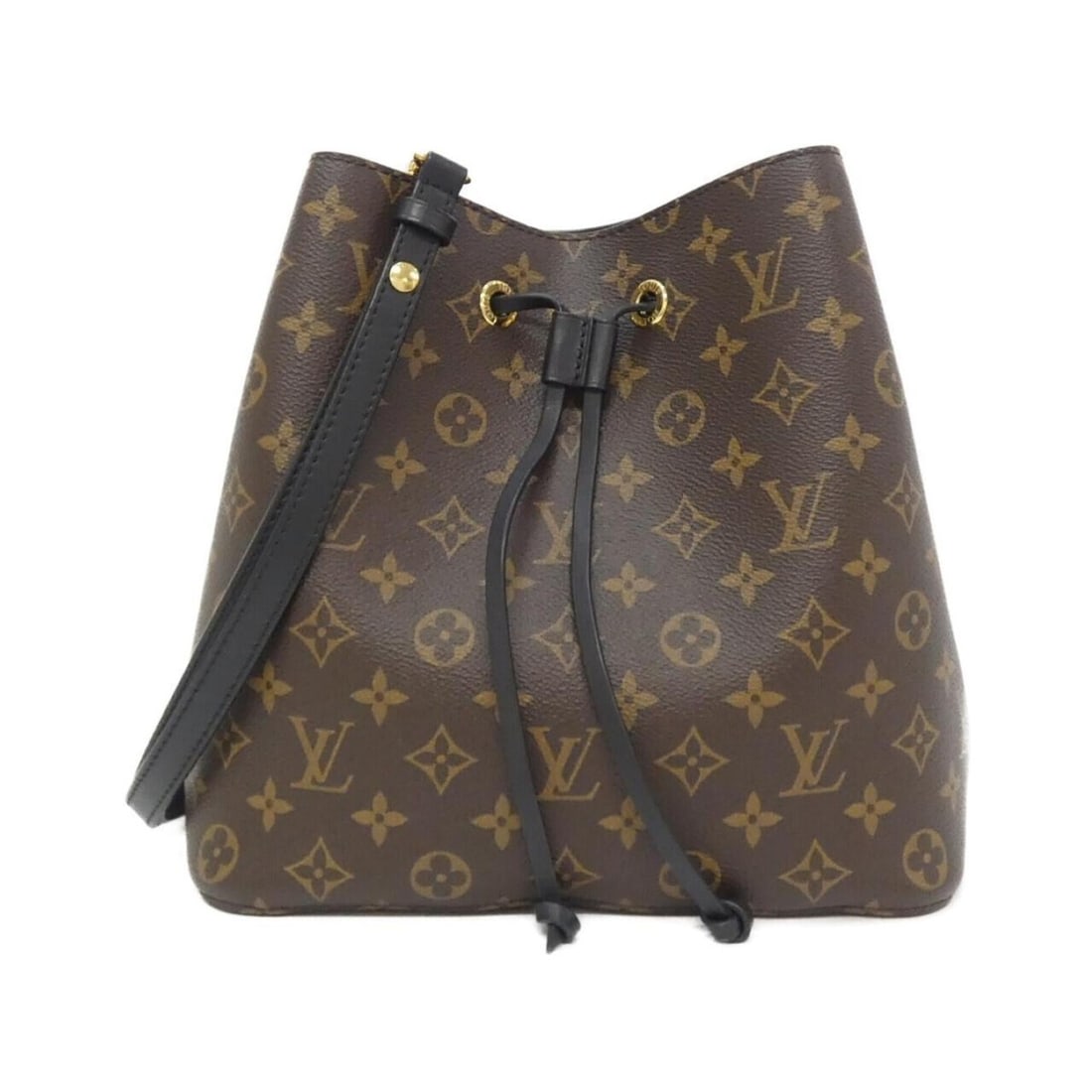 Louis Vuitton Monogram Neo Noe MM M44020 Shoulder Bag: --- Catalog ---Category: SizeSize (HxWxD): 26cm x 26cm x 17cm / 10.23'' x 10.23'' x 6.69''Category: DesignType: Shoulder bagColor: Black, Marron, MonogramGender: WomenMaterial: Monogram Category: