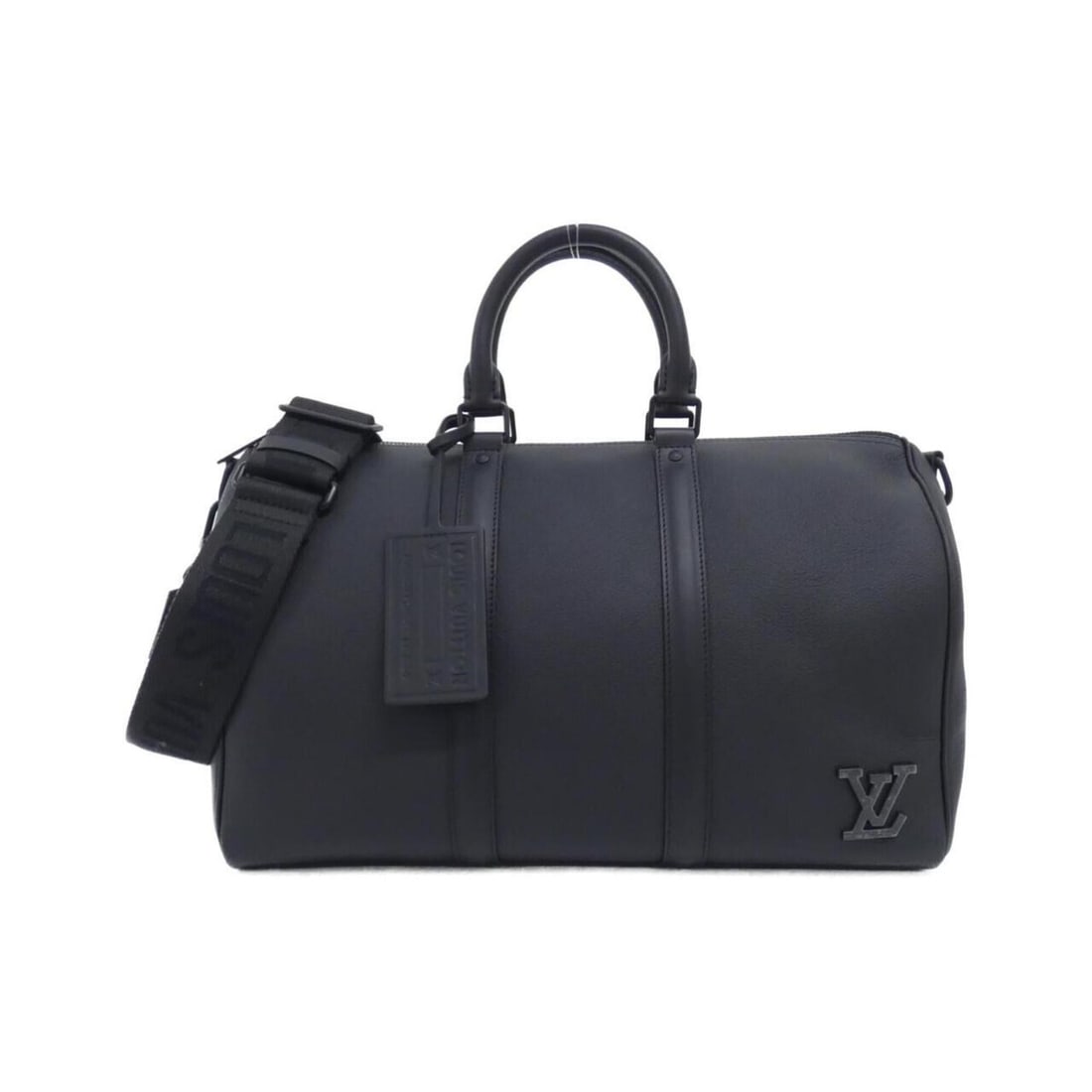 Louis Vuitton LV Aerogram Keepall Bandoulière 40cm M57088 Boston Bag: --- Catalog ---Category: SizeSize (HxWxD): 26cm x 40cm x 21cm / 10.23'' x 15.74'' x 8.26''Category: DesignType: Boston bagColor: BlackGender: MenMaterial: Leather Leather/Fur Type: CalfskinCategory: