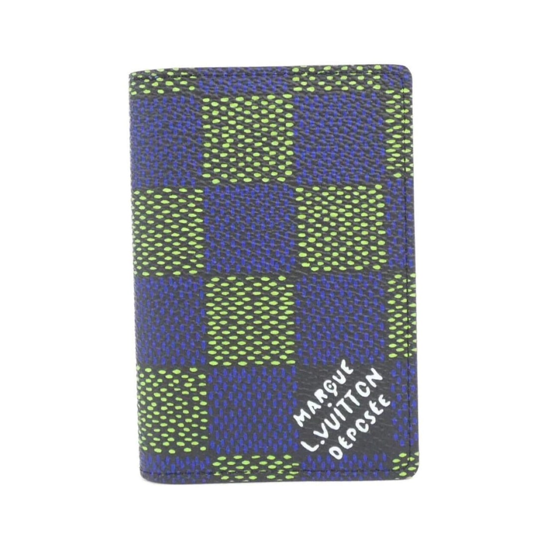 Louis Vuitton Damier Heritage Organizer de Poche N00143 Business Card Holder/Card Case: --- Catalog ---Category: DesignType: Card caseColor: Blue, GreenGender: Women,MenMaterial: Coated canvas Category: GeneralMPN: N00143Brand: Louis VuittonCategory: Physical PropertiesSize (HxWxD):