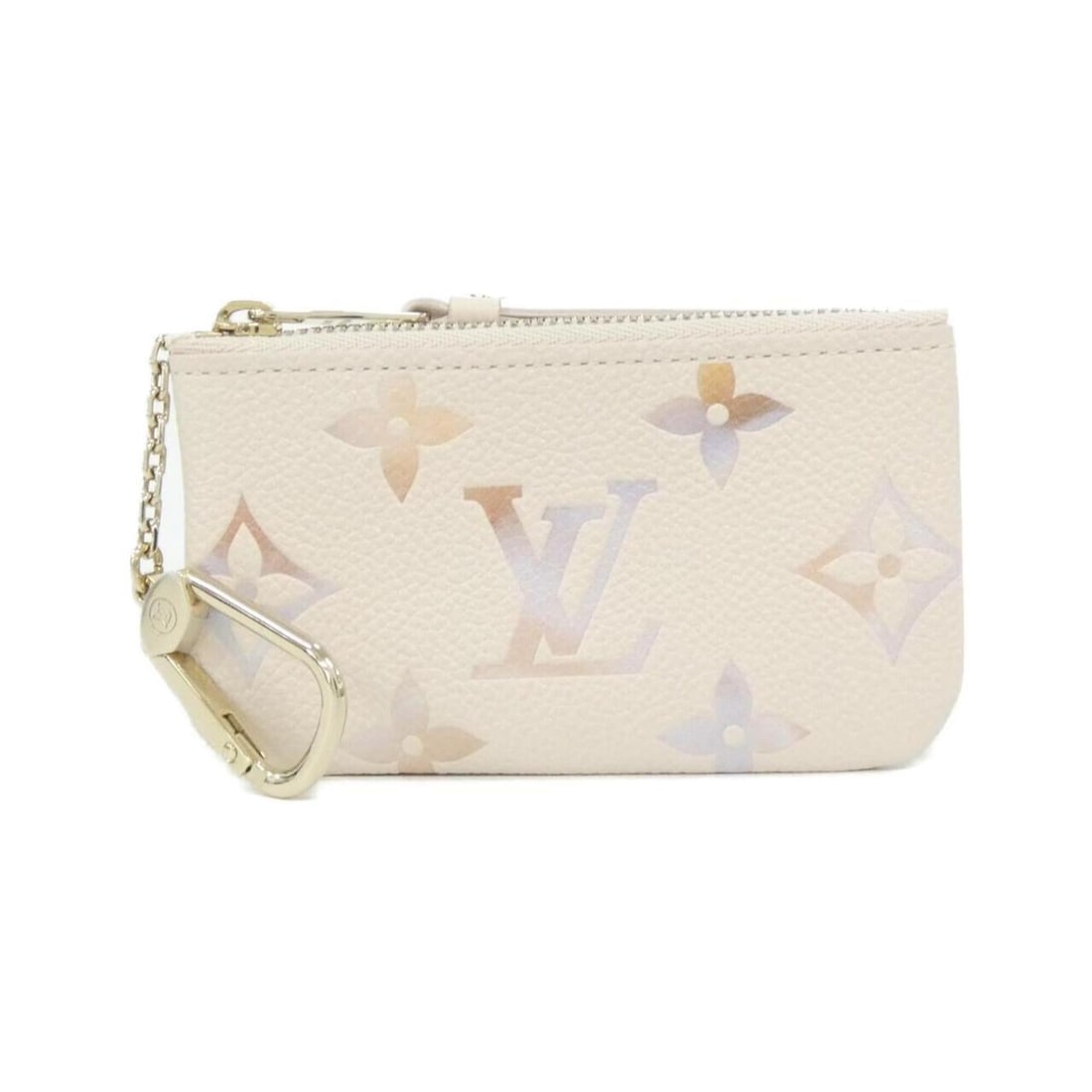 Louis Vuitton Monogram Empreinte Pochette Clé M25597 Coin & Key Case: --- Catalog ---Category: SizeSize (HxWxD): 7cm x 12cm x 1cm / 2.75'' x 4.72'' x 0.39''Category: DesignType: Coin purse/coin caseColor: BeigeGender: WomenMaterial: Leather Leather/Fur Type: