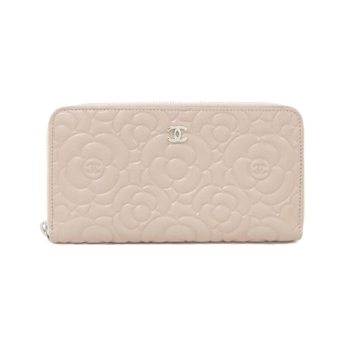 Chanel 82281 Wallet: --- Catalog ---Category: SizeSize (HxWxD): 10.5cm x 19.5cm x 2cm / 4.13'' x 7.67'' x 0.78''Category: DesignType: Long wallet (bi-fold)Color: Light pinkGender: WomenMaterial: Satin , Leather