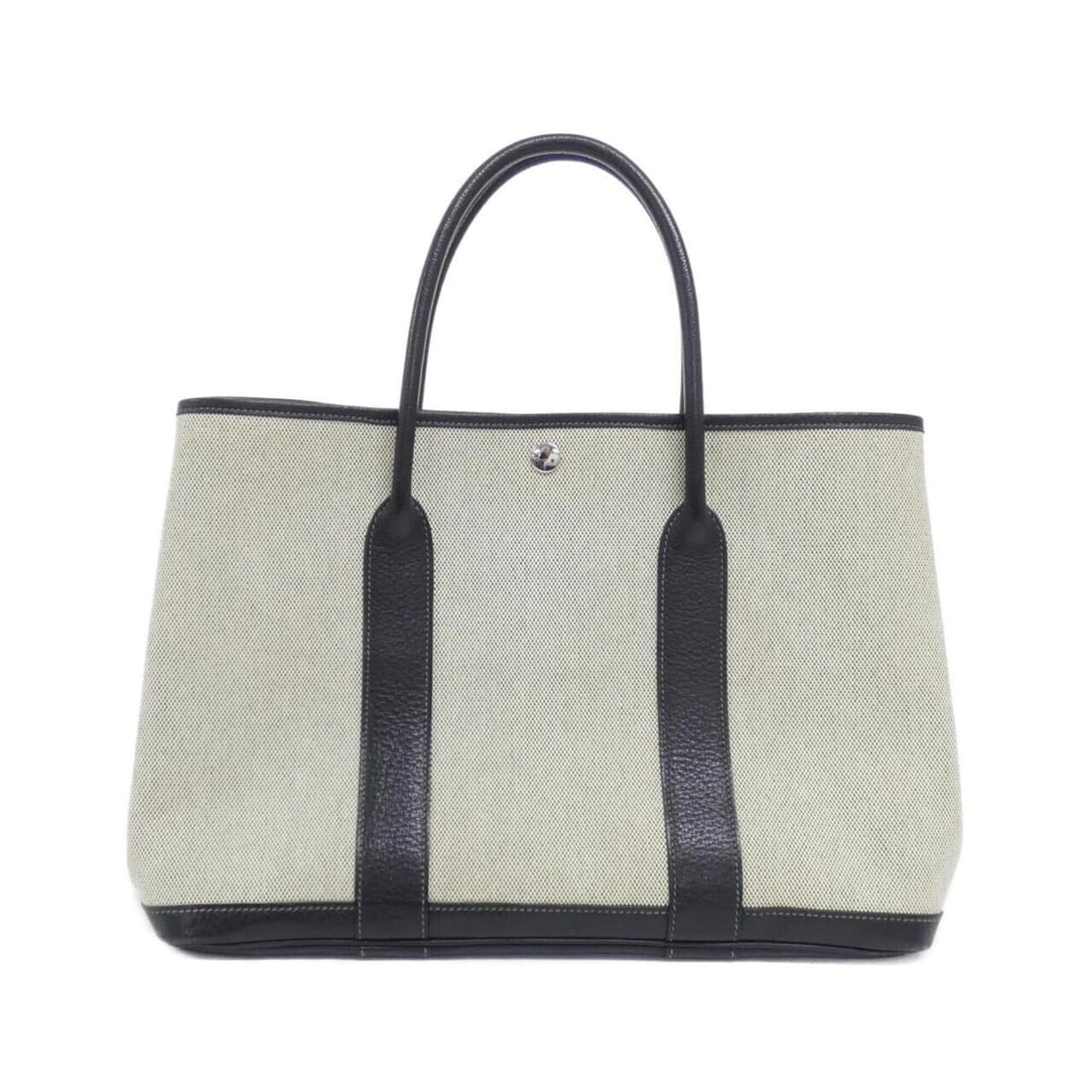 Hermes Garden Party 36cm 034924CK Handbag: --- Catalog ---Category: SizeSize (HxWxD): 26cm x 36cm x 18cm / 10.23'' x 14.17'' x 7.08''Category: DesignType: HandbagColor: BlackGender: WomenMaterial: Toile H , Buffle skipper leather Category: