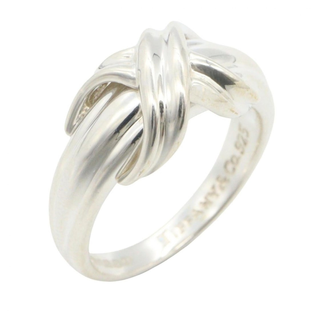 Tiffany & Co. Signature Ring, Sterling Silver 925, Women's Tone (1 of 11)