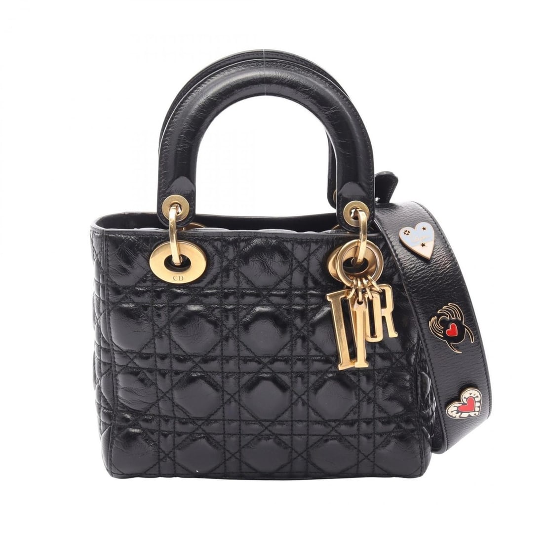 Christian Dior Dior LADY DIOR MY ABCDIOR Lady Small Cannage 2-Way Handbag Leather Women's Black: --- Catalog ---Category: SizeSize (HxWxD): 17cm x 20cm x 8cm / 6.69'' x 7.87'' x 3.14''Category: DesignType: HandbagColor: BlackGender: WomenMaterial: Leather Category: GeneralBrand: Christian Dior---