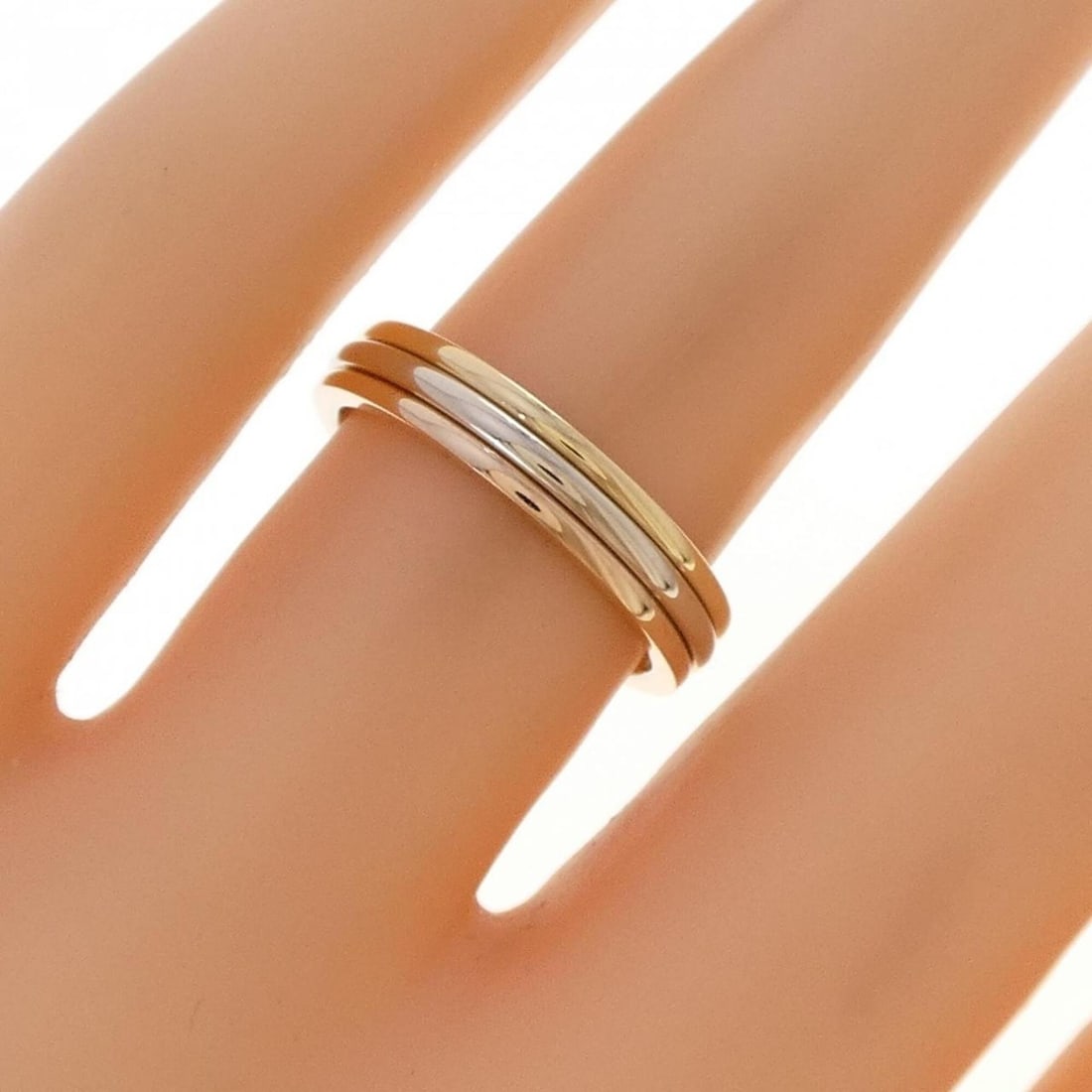 Cartier Three Gold Wedding Ring - 4