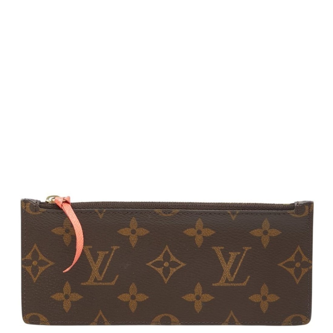 Louis Vuitton Monogram Wallet/Coin Case Handbag Pouch Brown Orange Women's LOUIS VUITTON: --- Catalog ---Category: SizeSize (HxWxD): 8.5cm x 17.5cm x 2.00mm / 3.34'' x 6.88'' x 0.07''Category: DesignType: Handbag, PouchColor: Brown, OrangeGender: WomenMaterial: PVC Category: GeneralBrand: