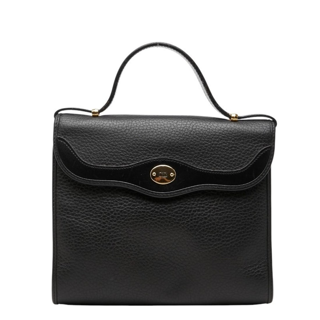 Christian Dior Dior Mini Handbag, Black Leather, Women's: --- Catalog ---Category: SizeSize (HxWxD): 19.5cm x 21.5cm x 8cm / 7.67'' x 8.46'' x 3.14''Category: DesignType: HandbagColor: BlackGender: WomenMaterial: Leather Category: GeneralBrand: Christian
