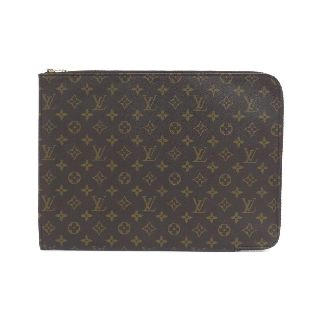 Louis Vuitton Monogram Pochette Documents M53456 Handbag: --- Catalog ---Category: SizeSize (HxWxD): 28cm x 38cm x 2.5cm / 11.02'' x 14.96'' x 0.98''Category: DesignType: HandbagColor: BrownGender: Women,MenMaterial: Coated canvas Category: GeneralMPN:
