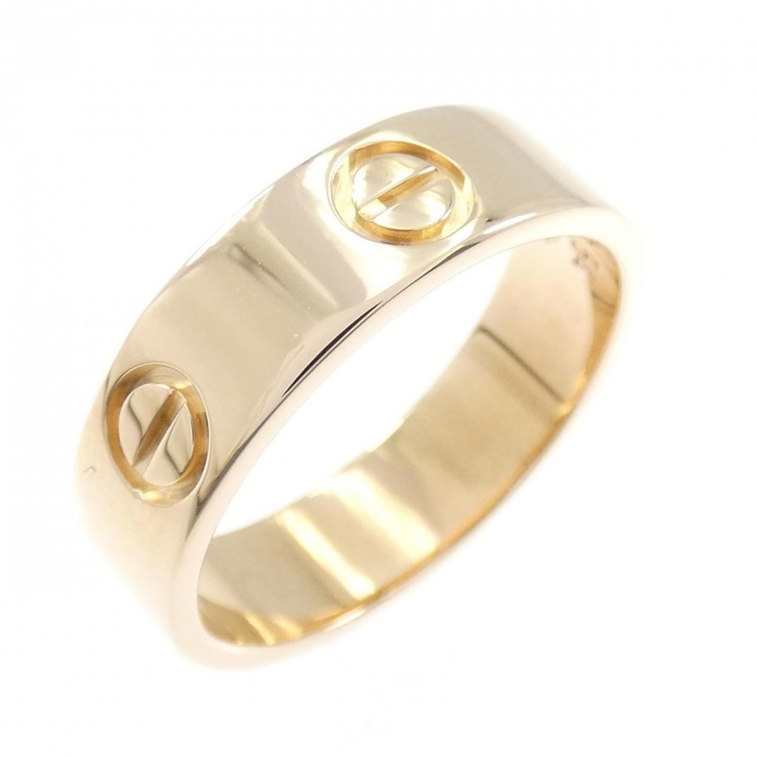 Cartier Love Ring: --- Catalog ---Category: SizeUS Size: 7Brand Size: 54Category: DesignType: Band ringColor: Pink goldGender: WomenMaterial: Pink gold (18K)Category: GeneralMPN: B4084800Brand: Cartier--- Item List