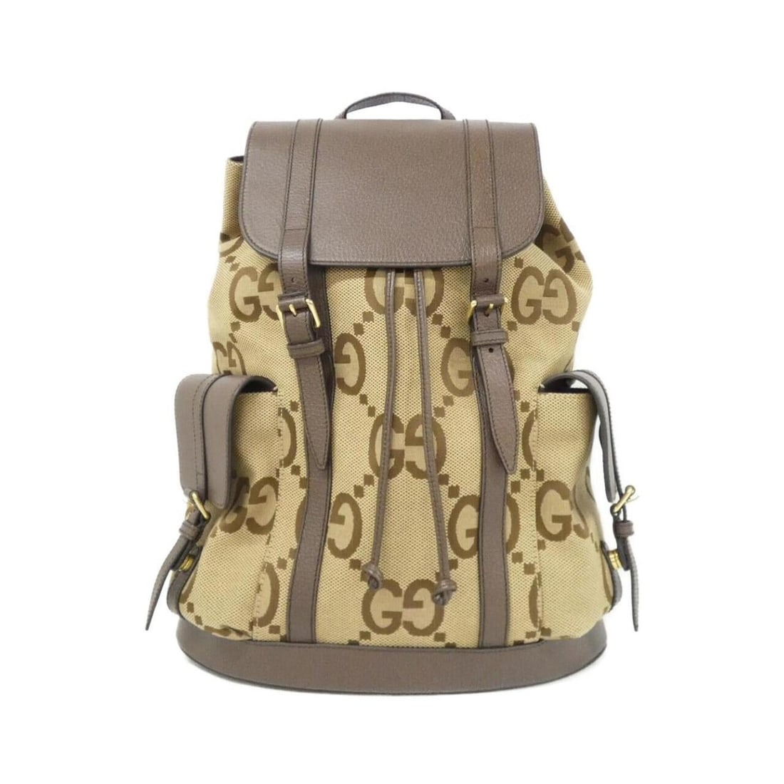 Gucci 678829 UKMEG Backpack: --- Catalog ---Category: SizeSize (HxWxD): 45cm x 35cm x 12cm / 17.71'' x 13.77'' x 4.72''Category: DesignType: BackpackColor: Brown, CamelGender: Women,MenMaterial: GG canvas , Leather Category: