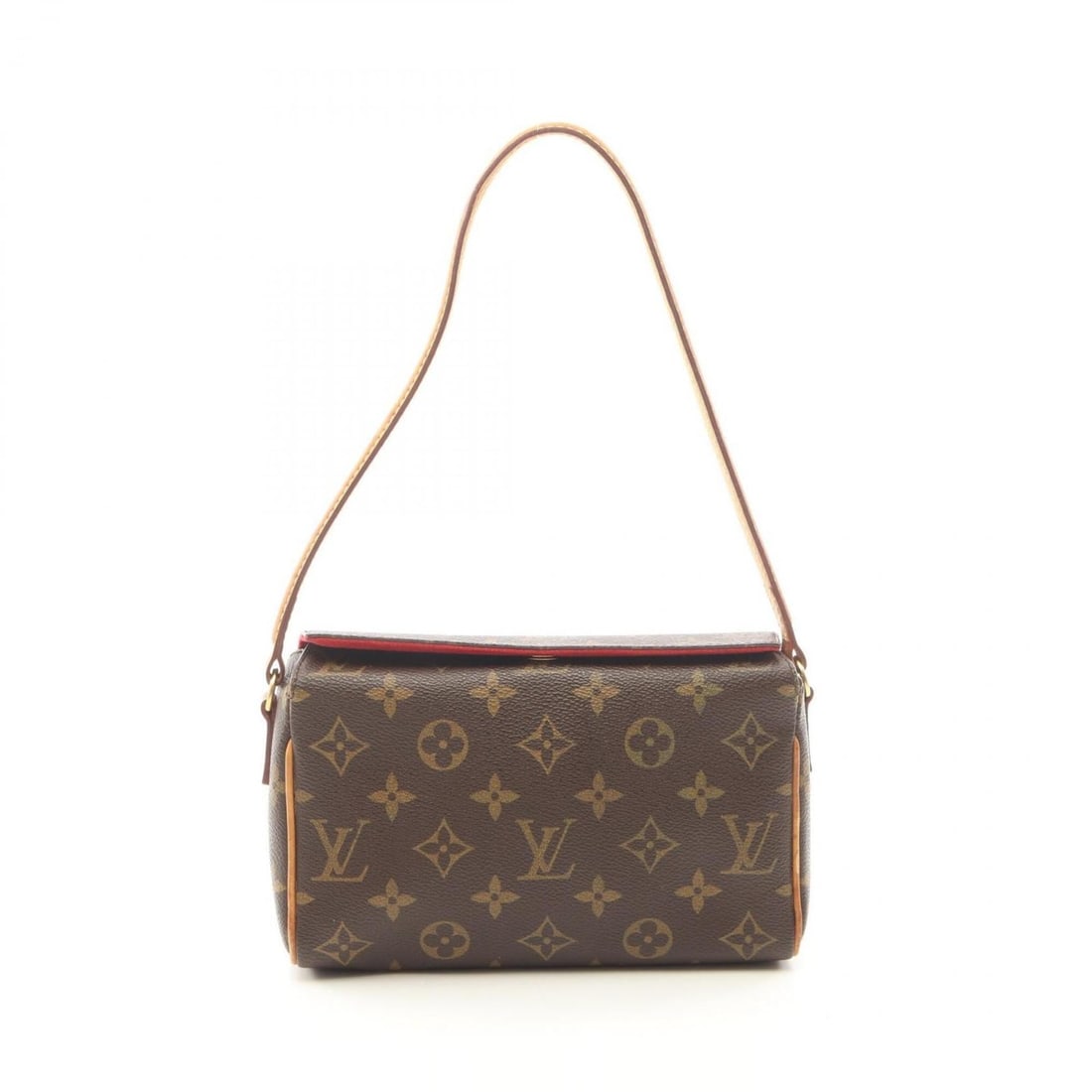 Louis Vuitton LOUIS VUITTON Recital Monogram Handbag, Coated Canvas Leather, Women's, Brown, M51900 (1 of 11)