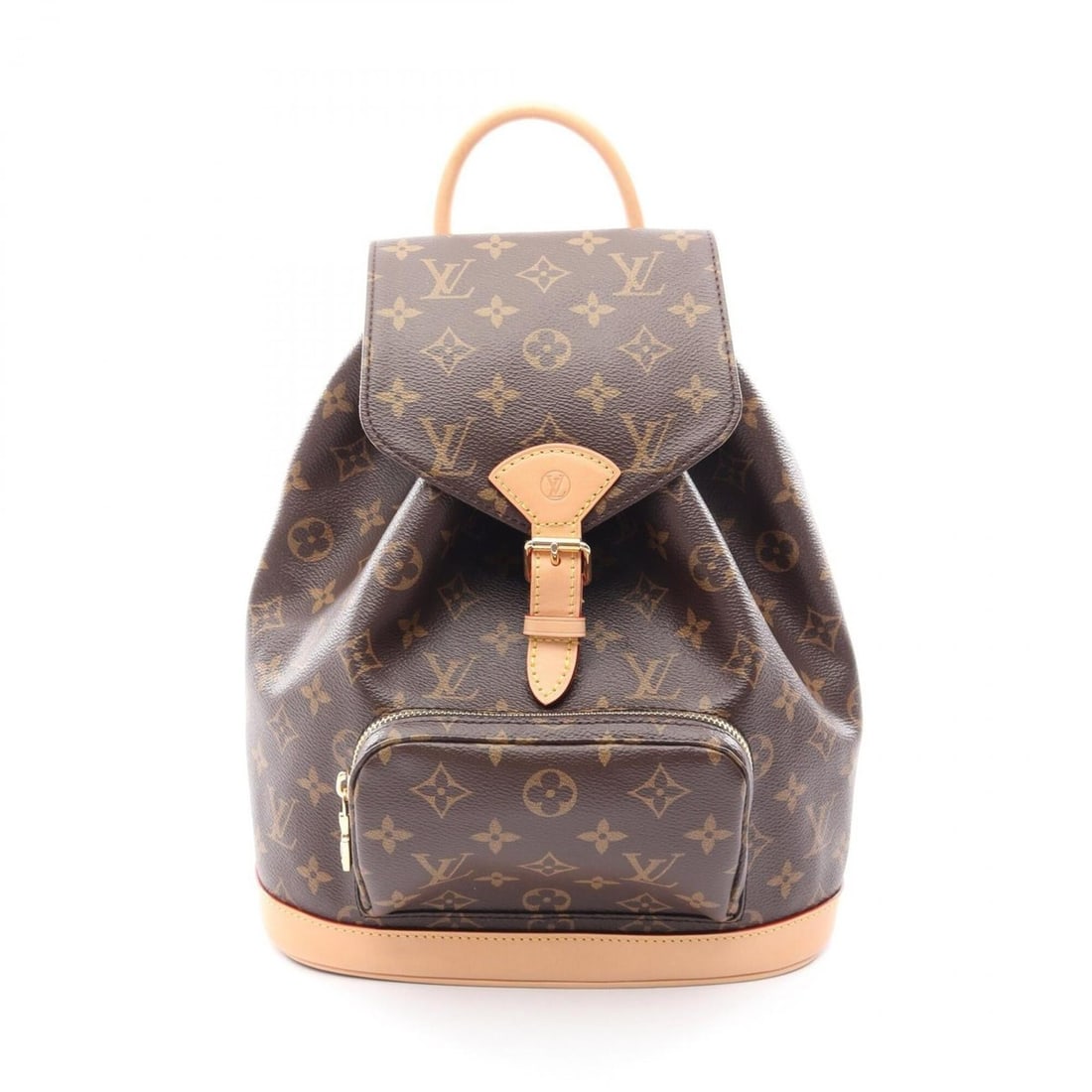 Louis Vuitton Montsouris PM Monogram Backpack/Handbag, Coated Canvas and Leather, Women's, Brown, (1 of 10)