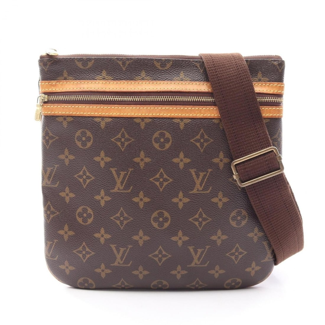 Louis Vuitton Pochette Bosphore Monogram Shoulder Bag/Handbag, Coated Canvas and Leather, Pattern, (1 of 14)