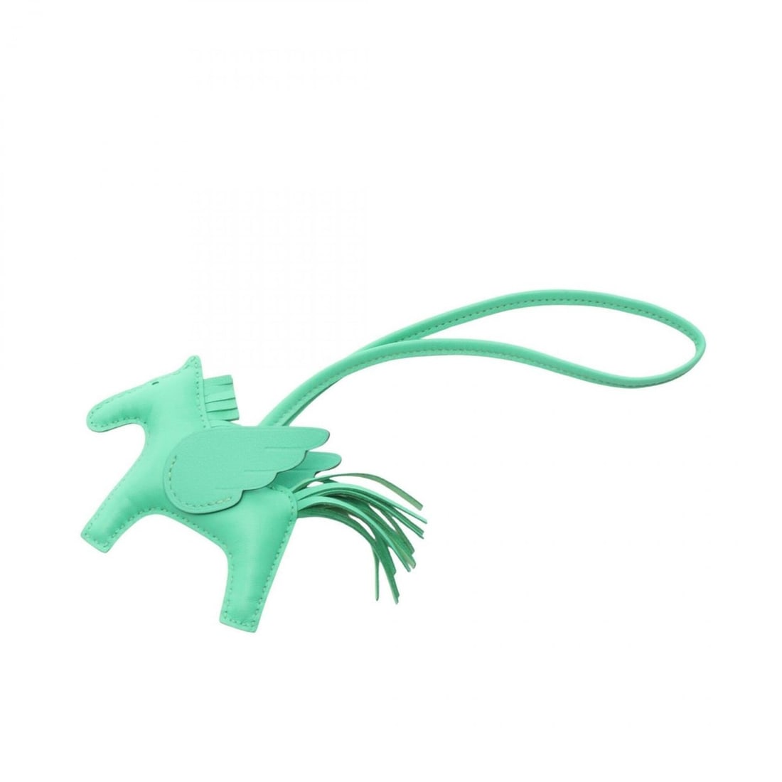 Hermes Rodeo Pegasus PM Charm Accessory, Leather, Agneau Milo, Veau Swift, Green Tone (1 of 12)