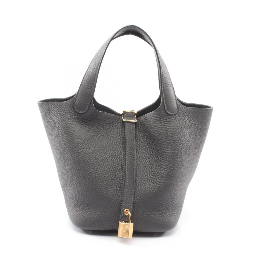 Hermes Picotin Lock PM Vert Mangrove Handbag, Taurillon Clemence Leather, Women's, Green (1 of 13)