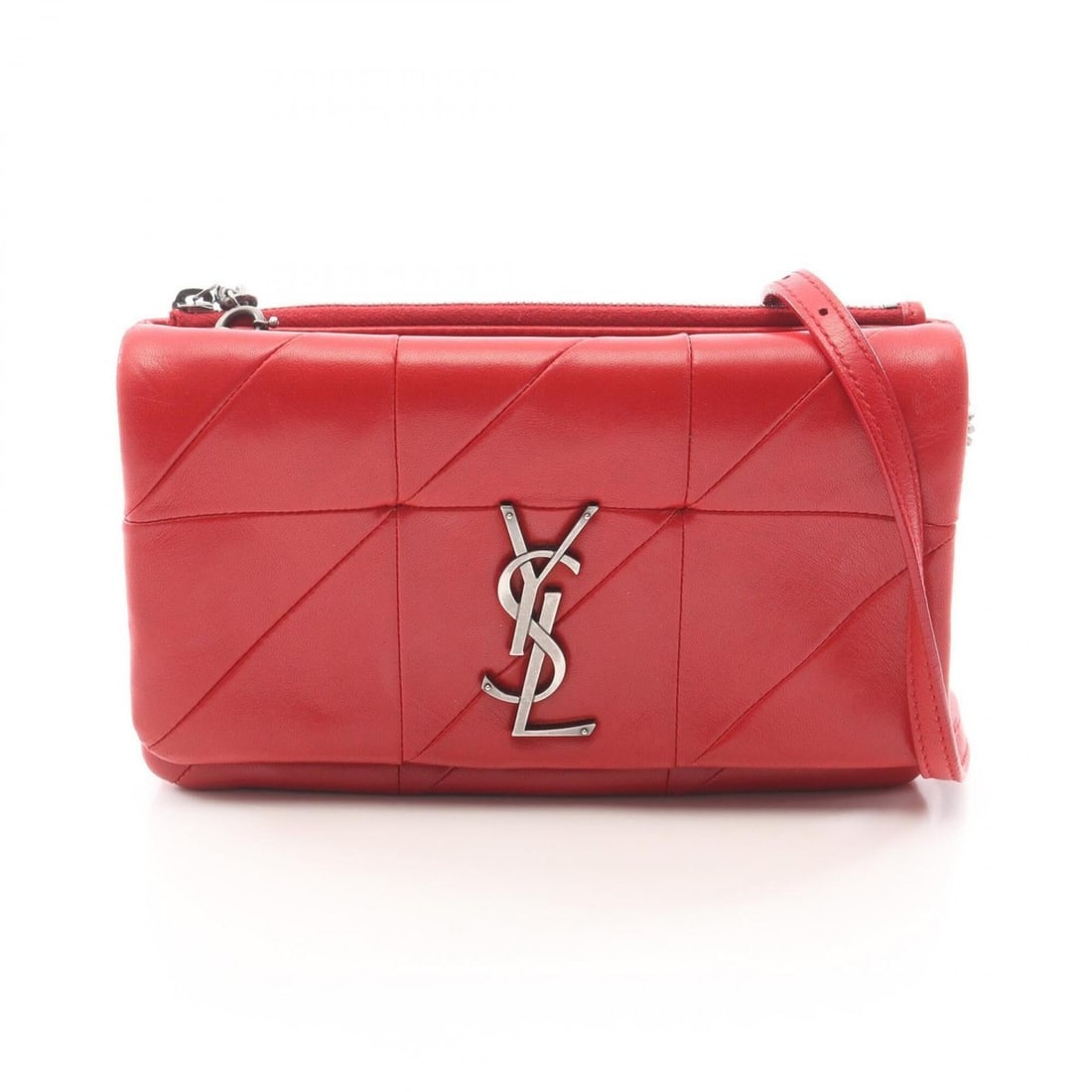 Yves Saint Laurent Saint Laurent Paris Jamie Shoulder Bag/Handbag, Leather, Women's, Red: --- Catalog ---Category: SizeSize (HxWxD): 12.5cm x 20.5cm x 1.5cm / 4.92'' x 8.07'' x 0.59''Category: DesignType: Handbag, Shoulder bagColor: Red colorGender: WomenMaterial: Leather Category: General