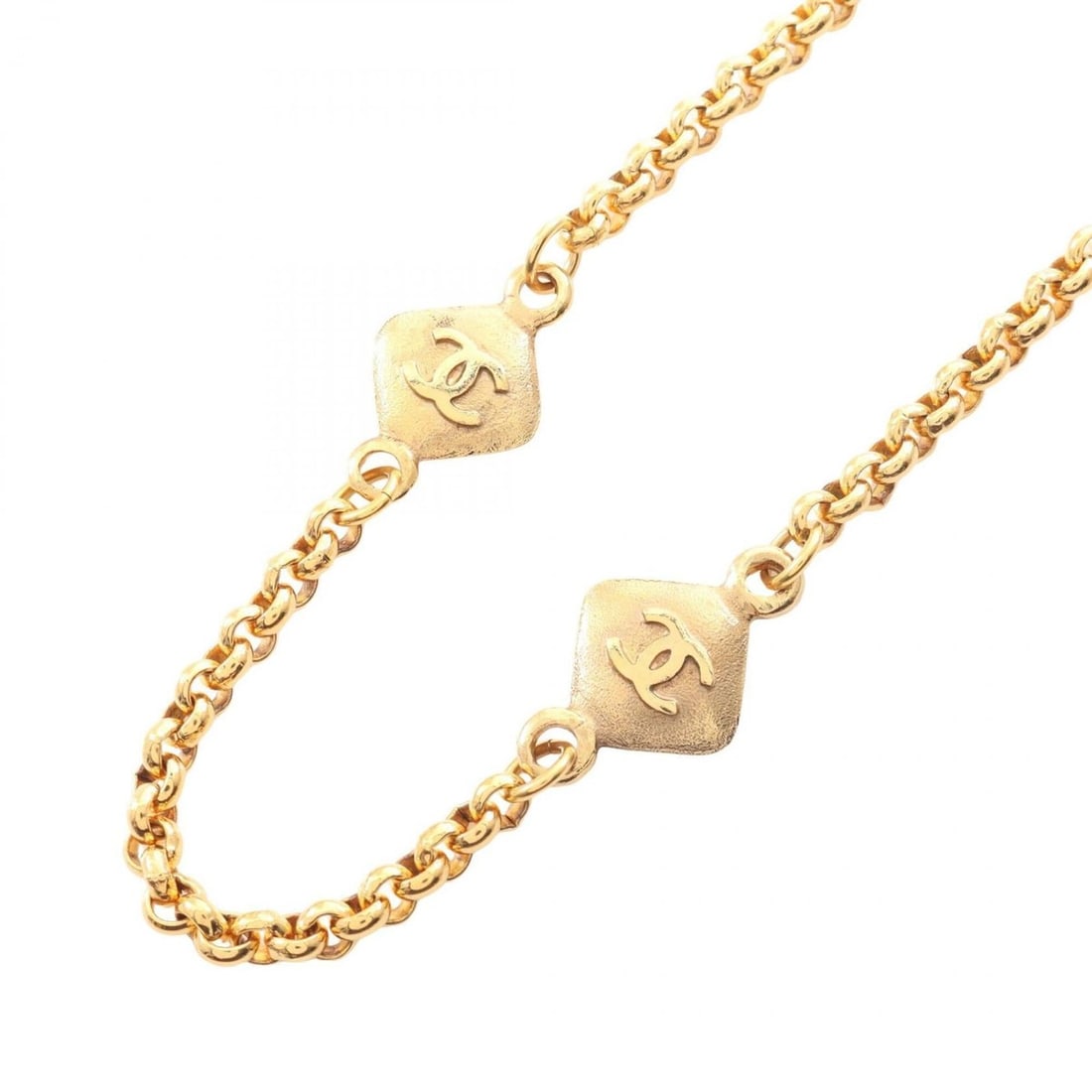 Chanel Coco Mark Diamond Shape Necklace, Gold Plated (GP), Women's, Tone: --- Catalog ---Category: SizePendant Size: 20mm x 20mm / 0.78'' x 0.78''Neck Circumference: 86 cm / 33.85''Category: DesignColor: GoldGender: WomenMaterial: Gold platingNecklace Type: NecklaceCategory