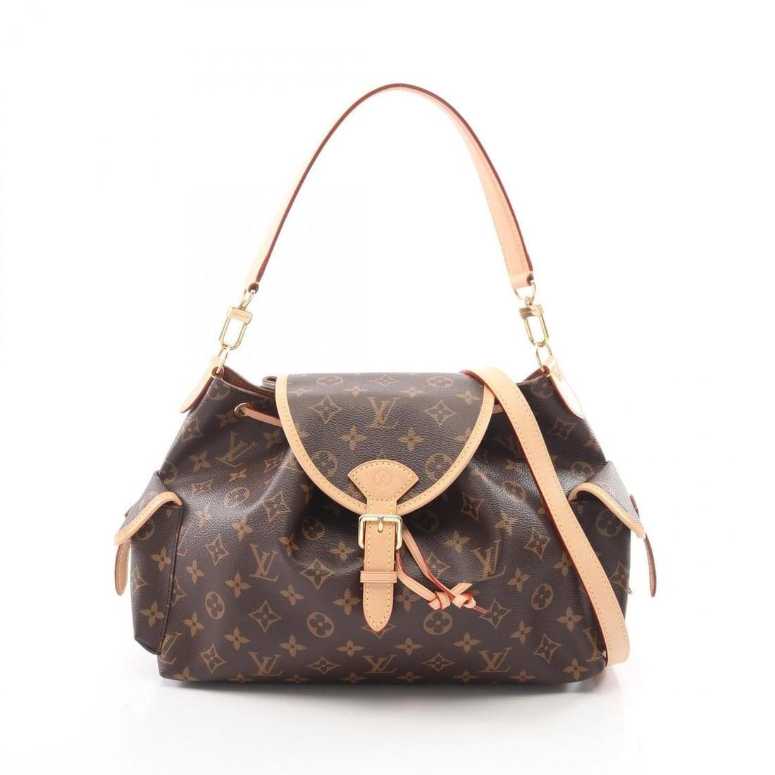 Louis Vuitton Odyssey MM Monogram 2-Way Handbag, Coated Canvas and Leather, Women's, Brown, M26040 (1 of 12)
