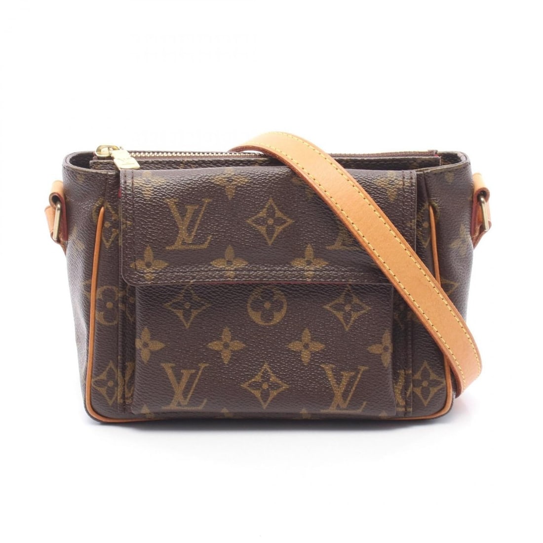 Louis Vuitton LOUIS VUITTON Vivacite PM Shoulder Bag Handbag Coated Canvas Leather Monogram Women's (1 of 11)
