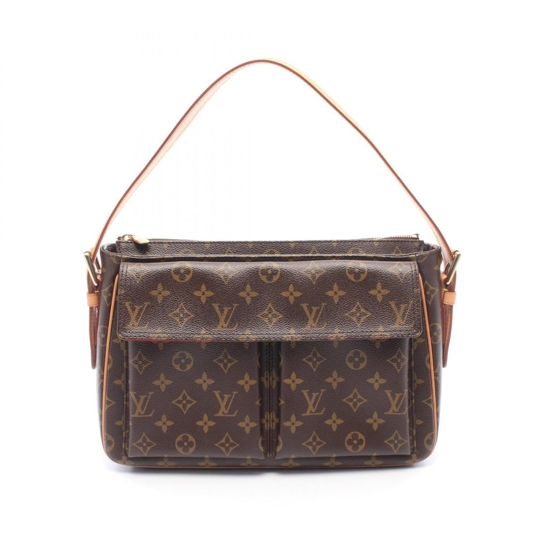 Louis Vuitton LOUIS VUITTON Vivacite GM Monogram Shoulder Bag Handbag Coated Canvas Leather Women's: --- Catalog ---Category: SizeSize (HxWxD): 20cm x 32cm x 10cm / 7.87'' x 12.59'' x 3.93''Category: DesignType: Handbag, Shoulder bagColor: Brown, MonogramGender: WomenMaterial: Monogram , Leather Cate