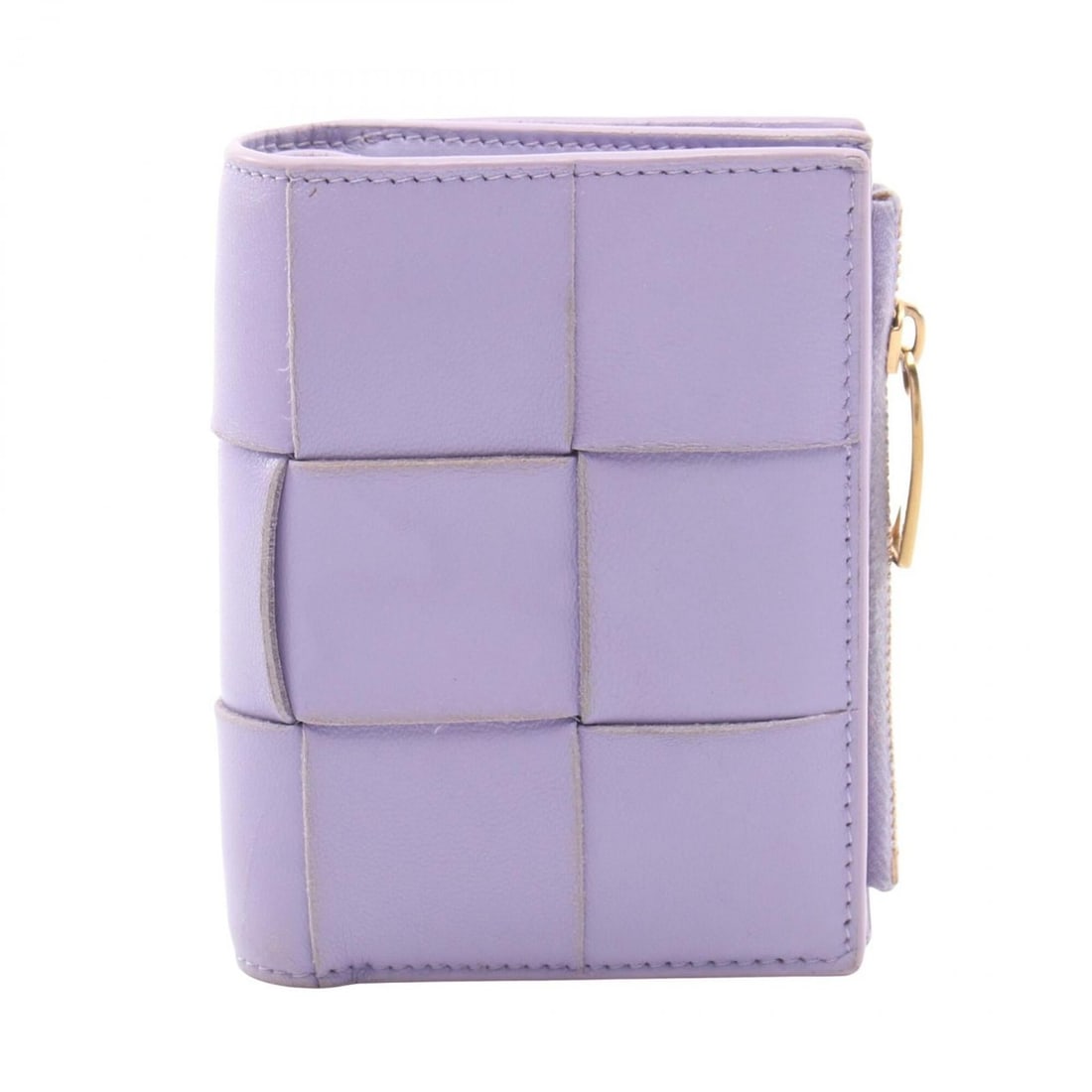 Bottega Veneta Small Cassette Maxi Intrecciato Bi-fold Wallet, Leather, Women's, Purple, 742698: --- Catalog ---Category: SizeSize (HxWxD): 11.5cm x 9cm x 2cm / 4.52'' x 3.54'' x 0.78''Category: DesignType: Wallet (bi-fold)Color: PurpleGender: WomenMaterial: Leather Category: GeneralMPN: 742698Br