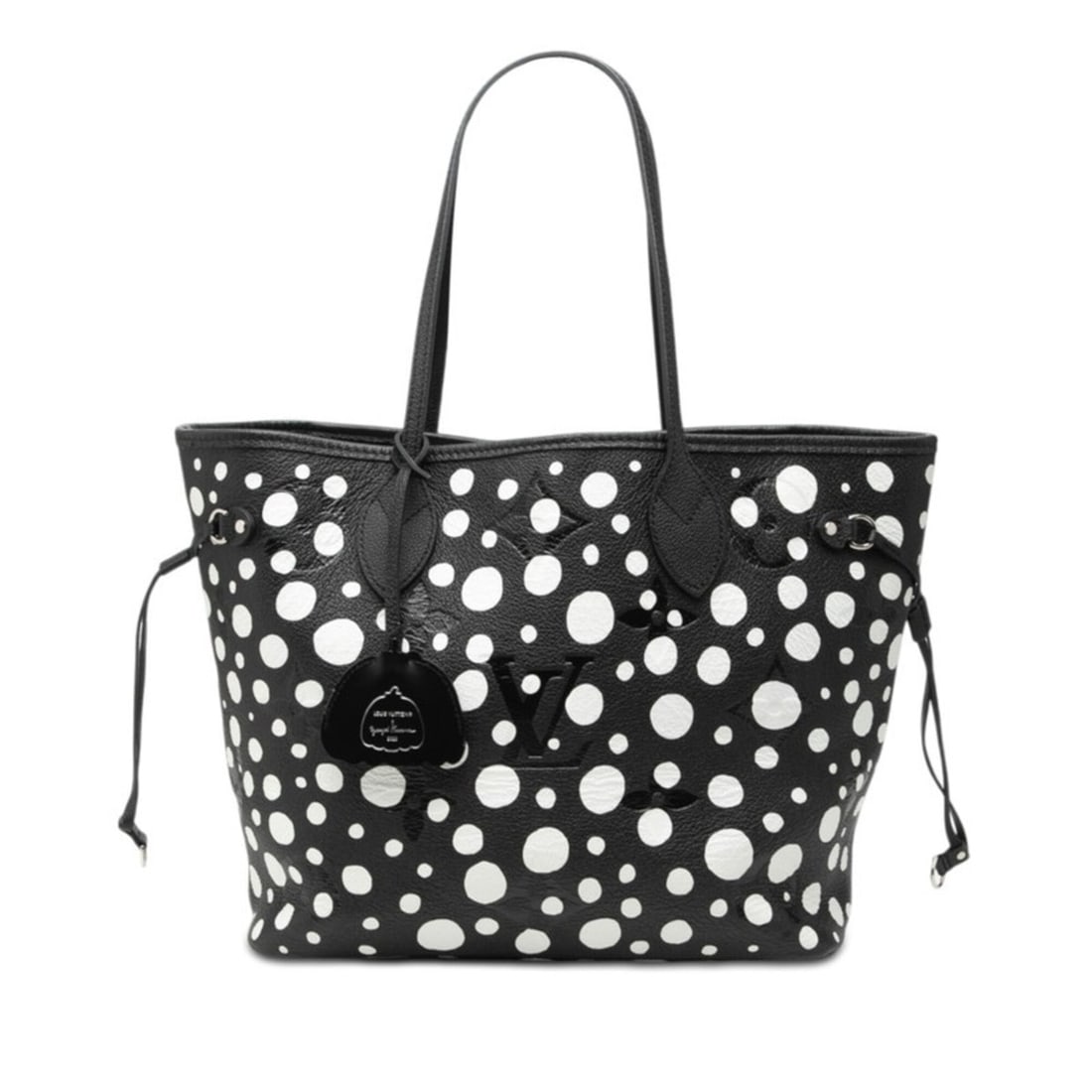 Louis Vuitton x Yayoi Kusama Monogram Empreinte Infinity Dot Neverfull MM Tote Bag Shoulder M46390: --- Catalog ---Category: SizeSize (HxWxD): 28cm x 31.5cm x 15.5cm / 11.02'' x 12.4'' x 6.1''Category: DesignType: Shoulder bag, Tote bagColor: Black, WhiteGender: WomenMaterial: Leather Category: Gene