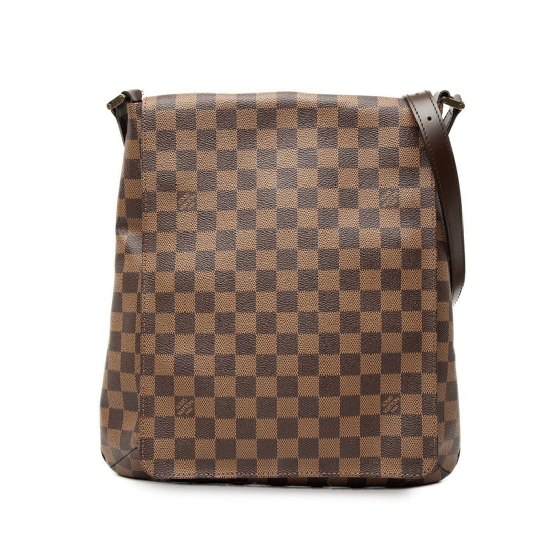 Louis Vuitton Damier Musette Crossbody Shoulder Bag N51302 Brown Leather Women's LOUIS VUITTON (1 of 10)