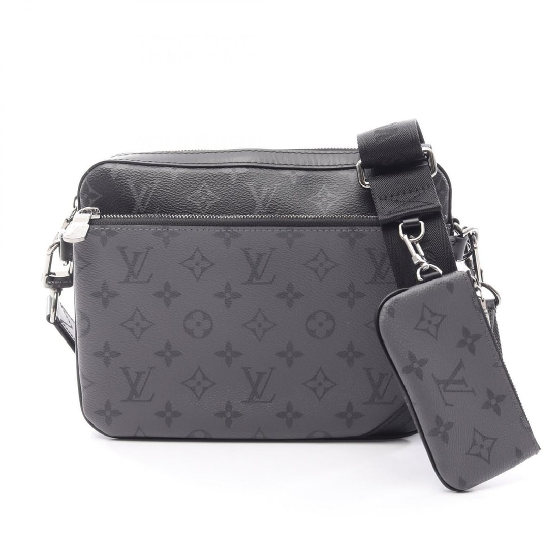 Louis Vuitton Trio Messenger Monogram Eclipse Shoulder Bag/Handbag, Coated Canvas and Leather, (1 of 10)