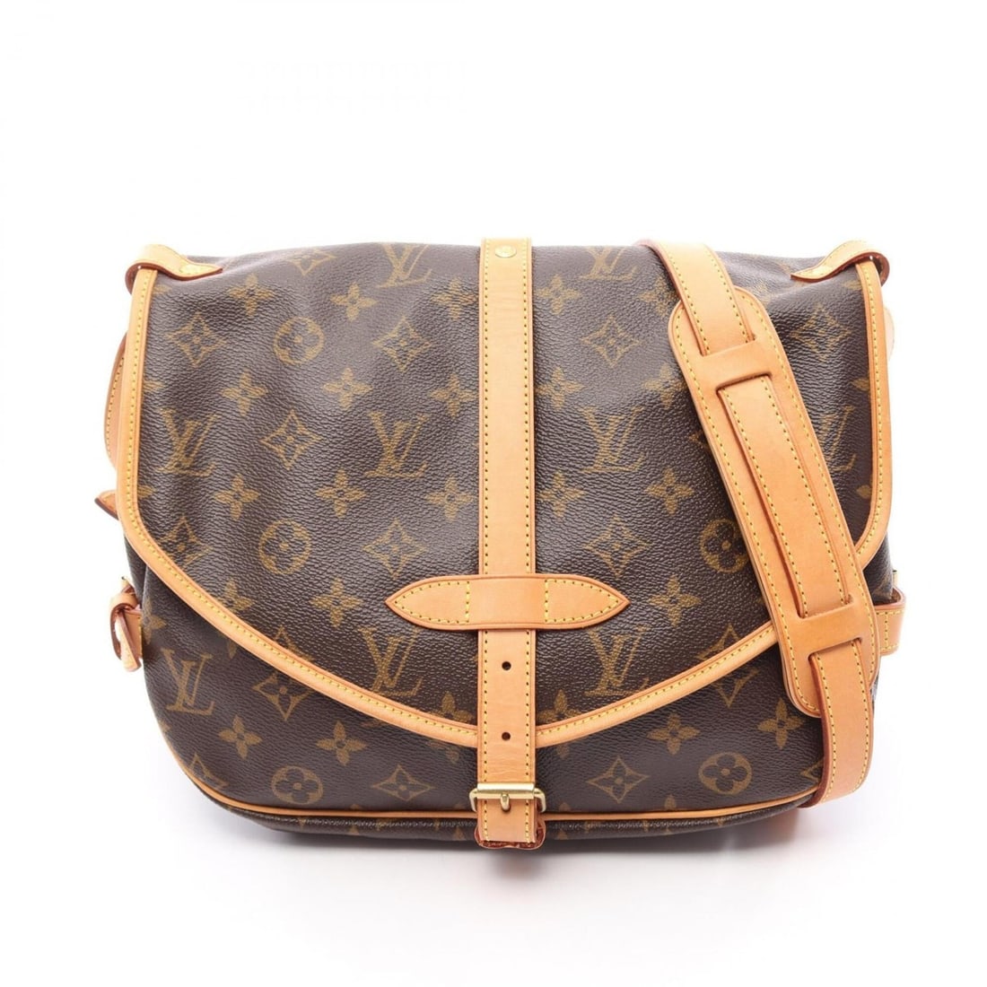 Louis Vuitton Saumur 30 Monogram Shoulder Bag/Handbag, Coated Canvas and Leather, Pattern, Women's, (1 of 12)