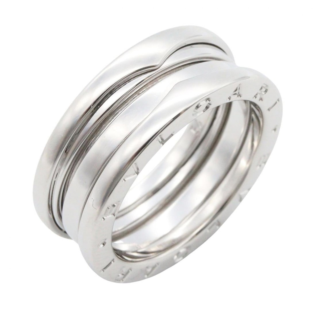 Bvlgari Bulgari B-zero1 ring, 18K white gold (18KWG), men's and women's, silver-toned.: --- Catalog ---Category: SizeJP Size: 13US Size: 6.5Category: DesignType: Band ringColor: SilverGender: Men,WomenMaterial: White gold (18K)Category: GeneralBrand: Bvlgari--- Item List ---Section: Cond