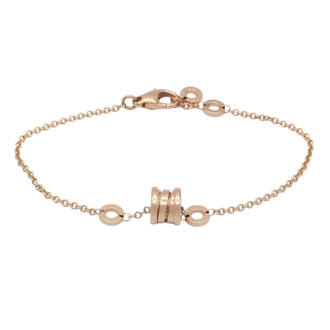 Bvlgari Bulgari B-zero1 Element Bracelet, 18KPG (Pink Gold), Men's and Women's, Gold Tone: --- Catalog ---Category: SizeLength: 16.5cm - 19cm / 6.49'' - 7.48''Stone Size (HxW): 9cm x 7cm / 3.54'' x 2.75''Category: DesignType: Charm braceletColor: GoldGender: Men,WomenMaterial: Pink gold (18