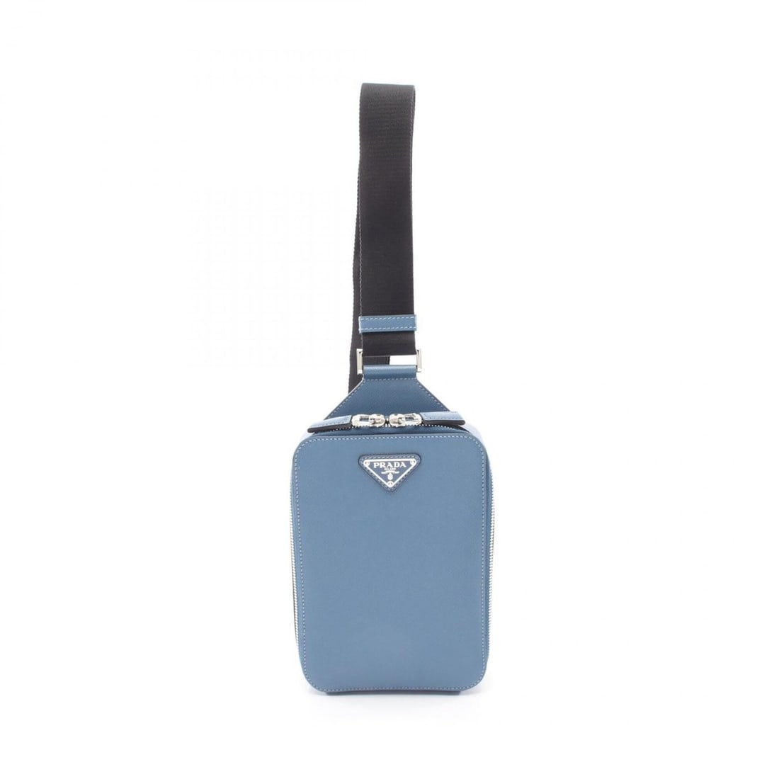 Prada PRADA Brick Waist Bag Body Handbag Saffiano Leather Men's Women's Blue 2VZ106: --- Catalog ---Category: SizeSize (HxWxD): 20cm x 14cm x 4.5cm / 7.87'' x 5.51'' x 1.77''Category: DesignType: Fanny pack, HandbagColor: BlueGender: Men,WomenMaterial: Leather Leather/Fur Type:
