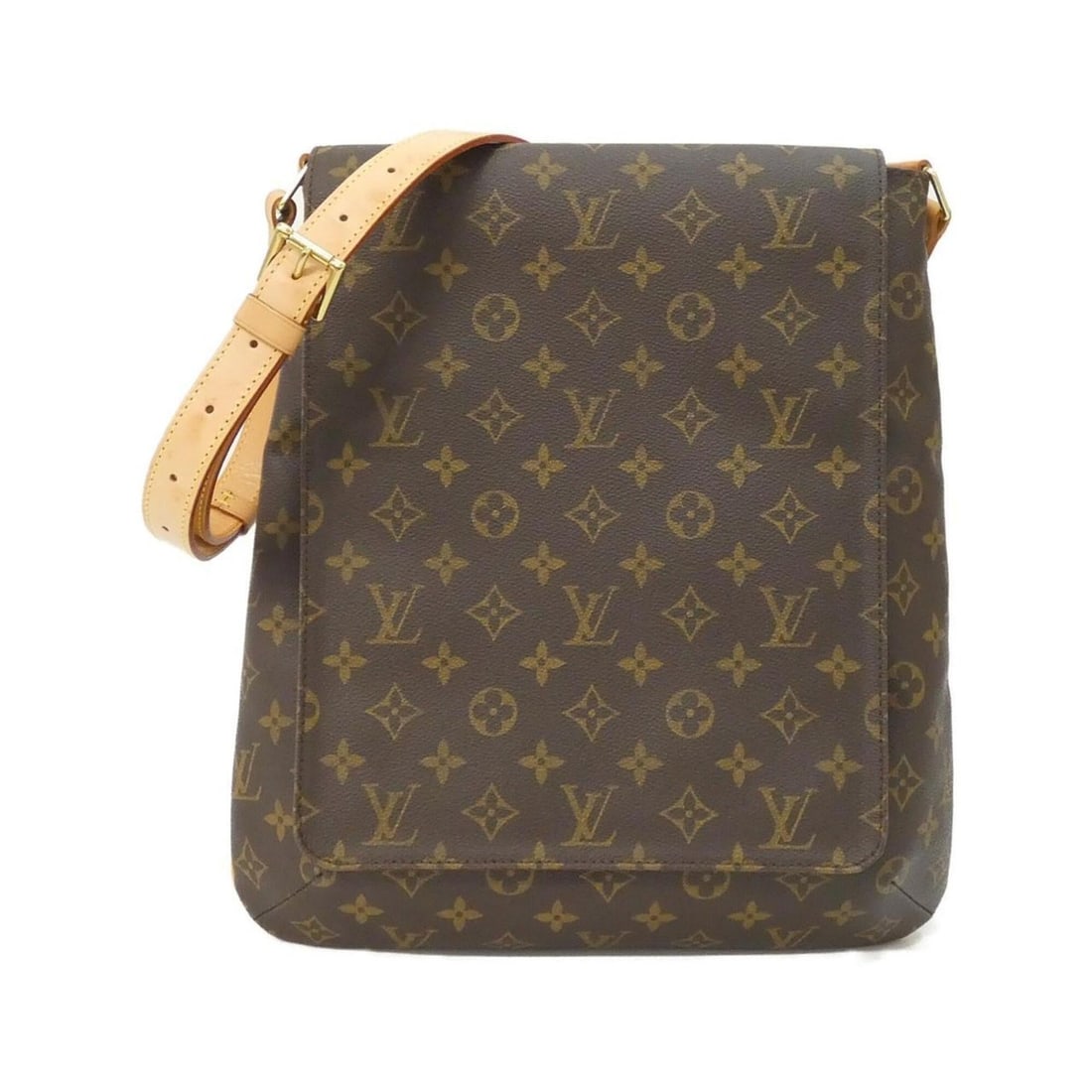 Louis Vuitton Monogram Musette M51256 Shoulder Bag: --- Catalog ---Category: SizeWeight: 570g / 1.25lb.Size (HxWxD): 34cm x 30cm x 8cm / 13.38'' x 11.81'' x 3.14''Strap Length: 82cm - 106cm / 32.28'' - 41.73''Category: DesignType: Shoulder bagColor: