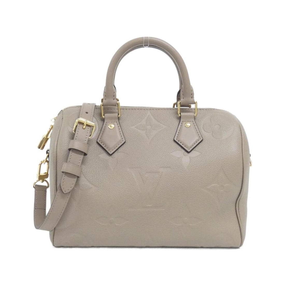 Louis Vuitton Monogram Empreinte Speedy Bandoulière 25cm M59273 Boston Bag: --- Catalog ---Category: SizeSize (HxWxD): 19cm x 25cm x 15cm / 7.48'' x 9.84'' x 5.9''Category: DesignType: Boston bagColor: TourterelleGender: WomenMaterial: Leather Hardware Color: GoldLeather/Fur